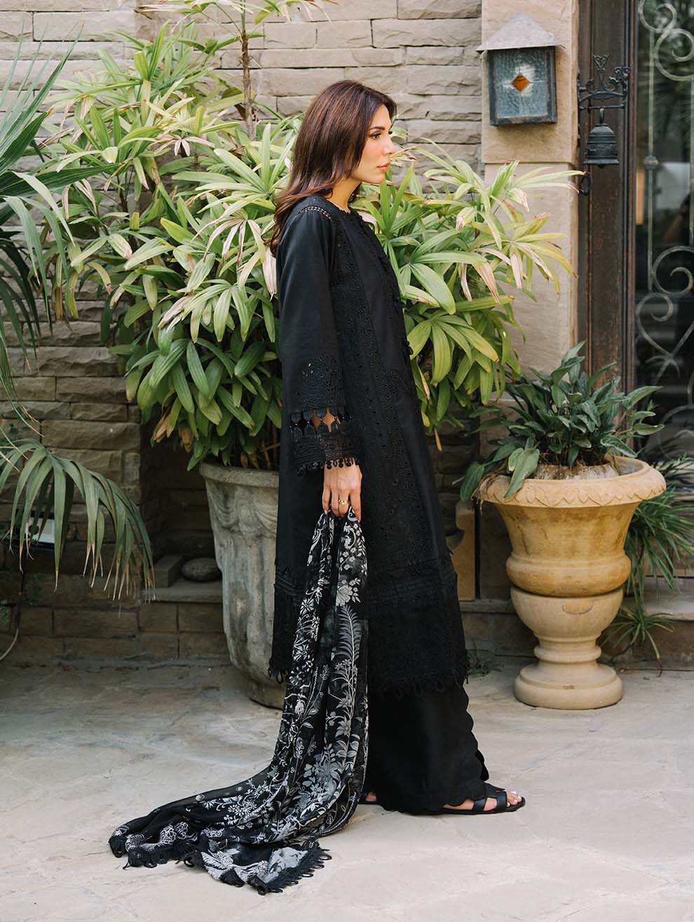 Jade Monochrome Lawn – 20849 - Image 2