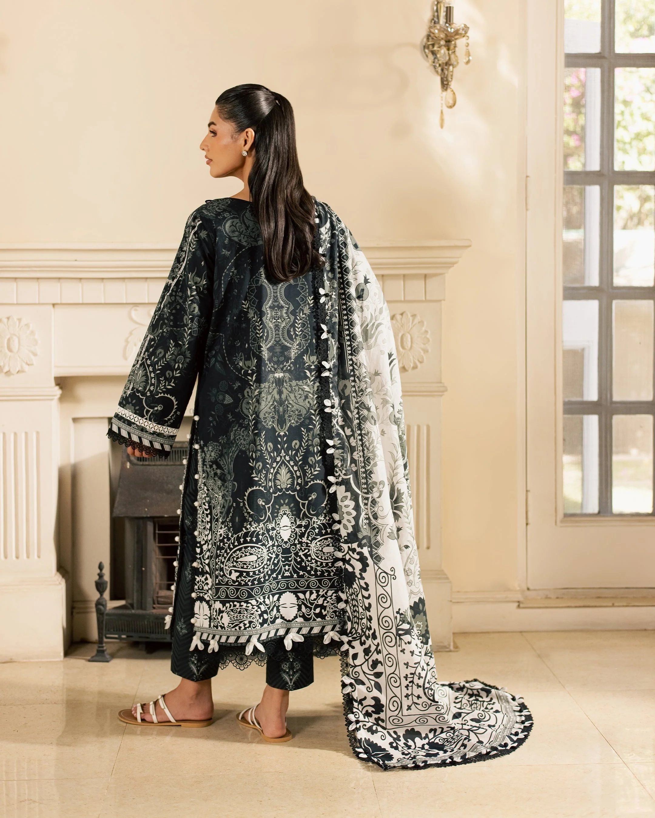 Jade Monochrome Lawn – 21212 - Image 2