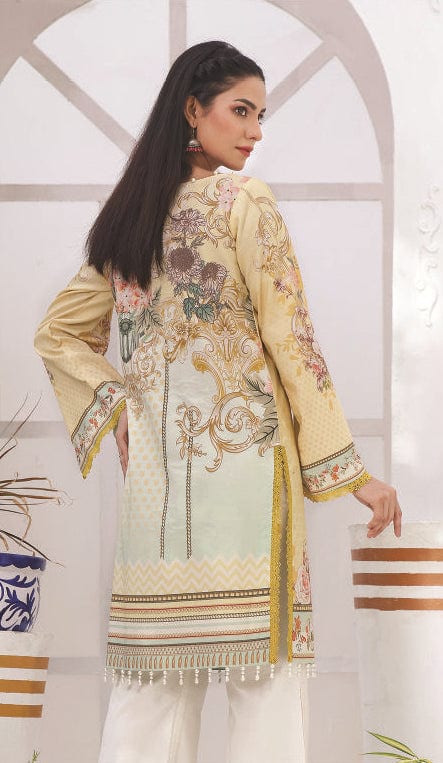 Jade Solitaire · Embroidered Lawn Kurti – 19803-B - Image 2