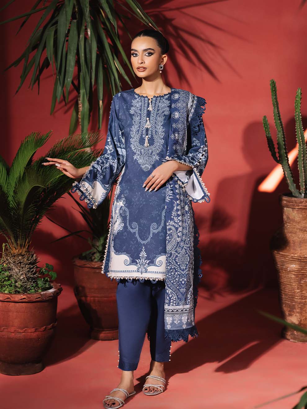 Jade Urbane Embroidered Lawn – 20775 - Image 2