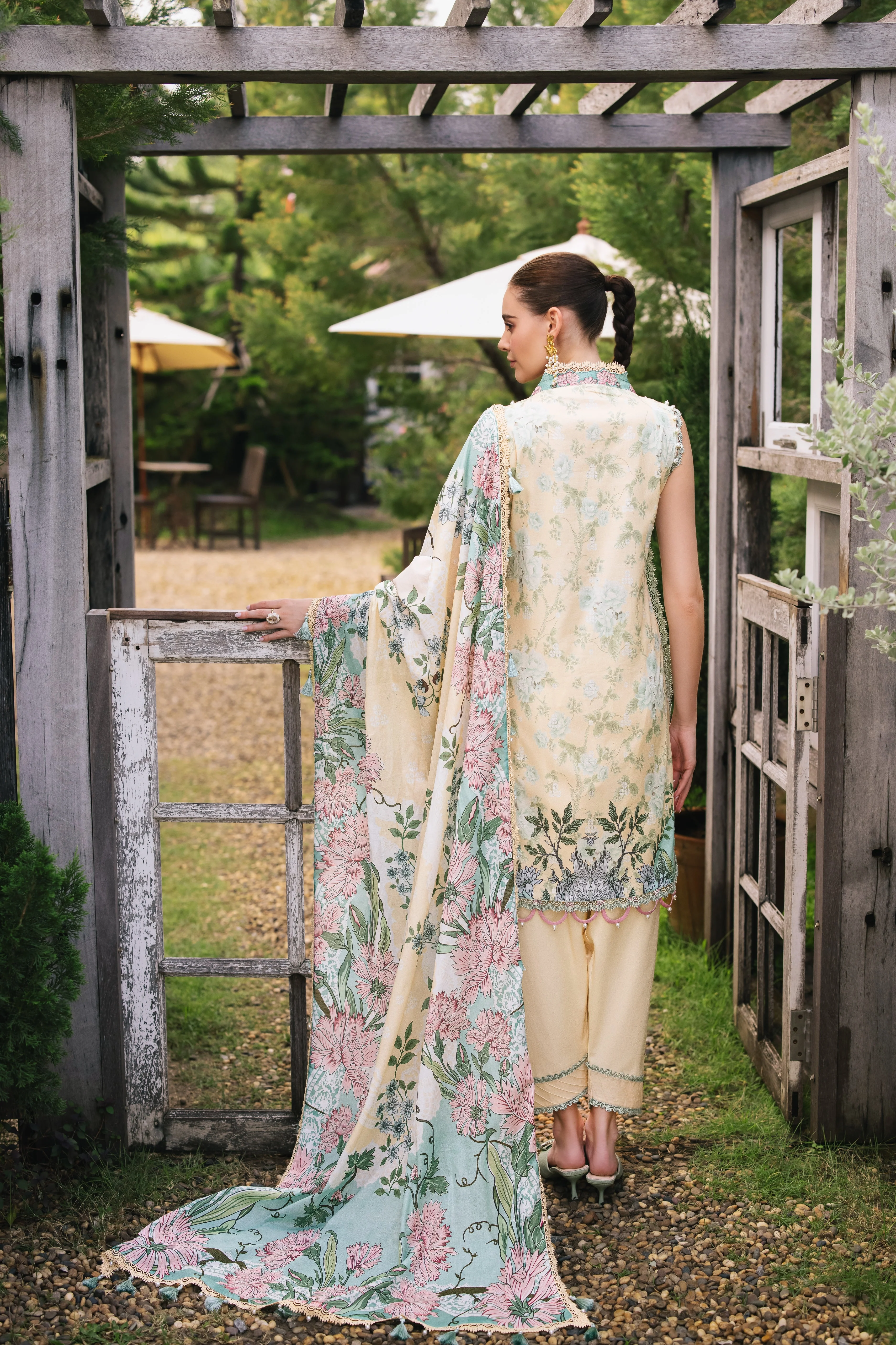 Jade Urbane Printed 3PC Lawn – 20724A - Image 2