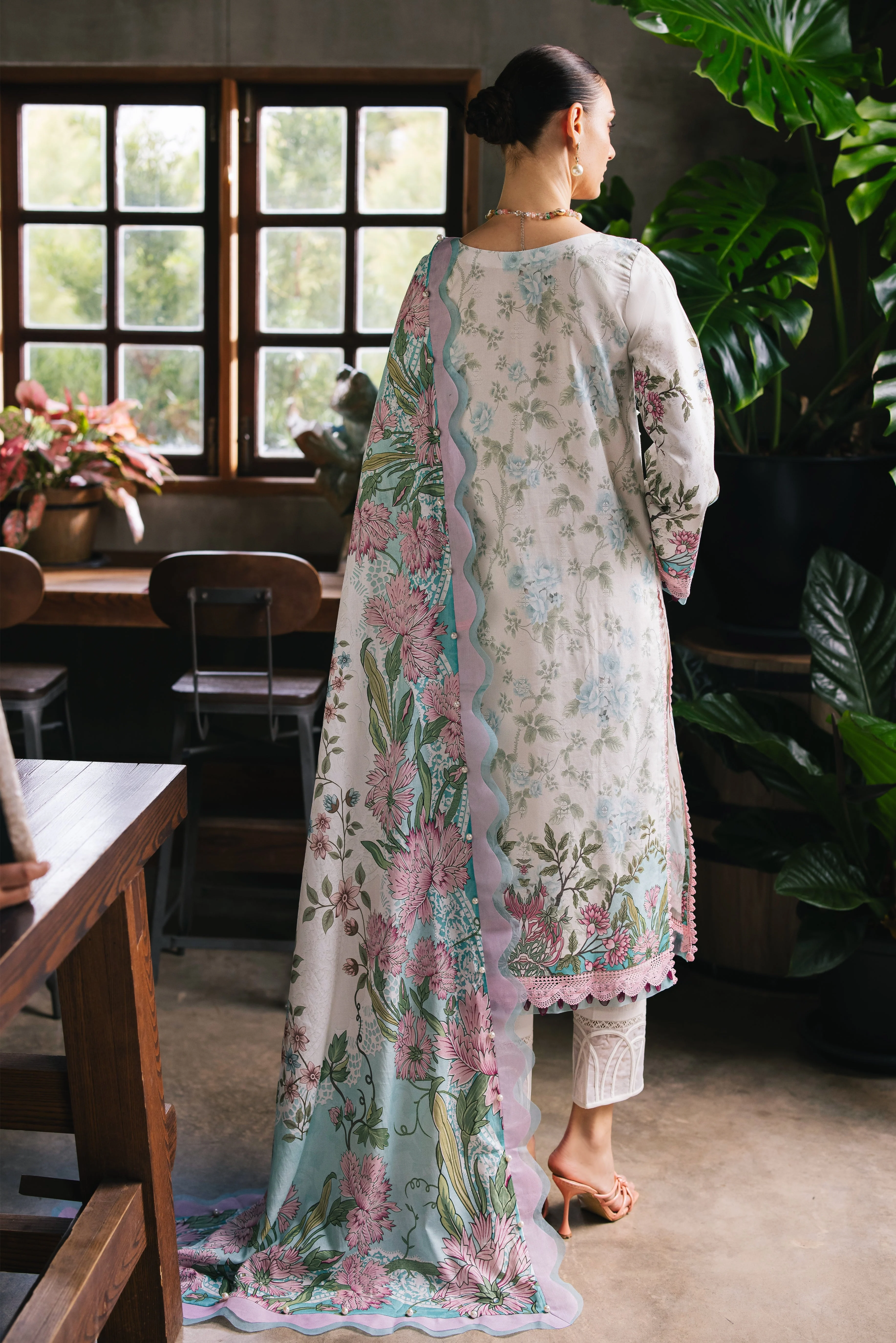 Jade Urbane Printed 3PC Lawn – 20724B - Image 2