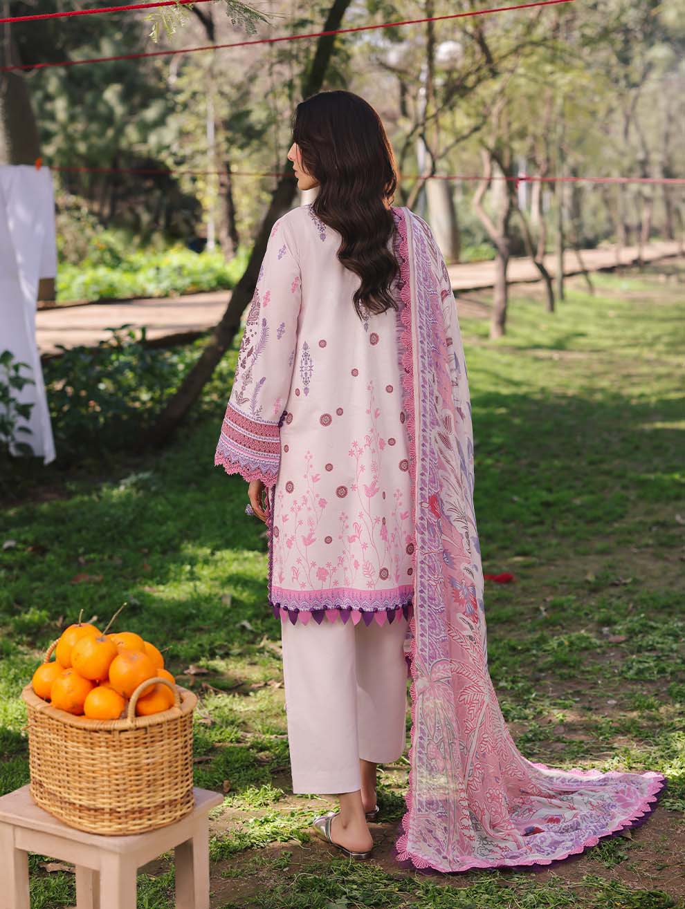 Jade Urbane Summer Lawn with Chiffon Dupatta – 20726B - Image 2