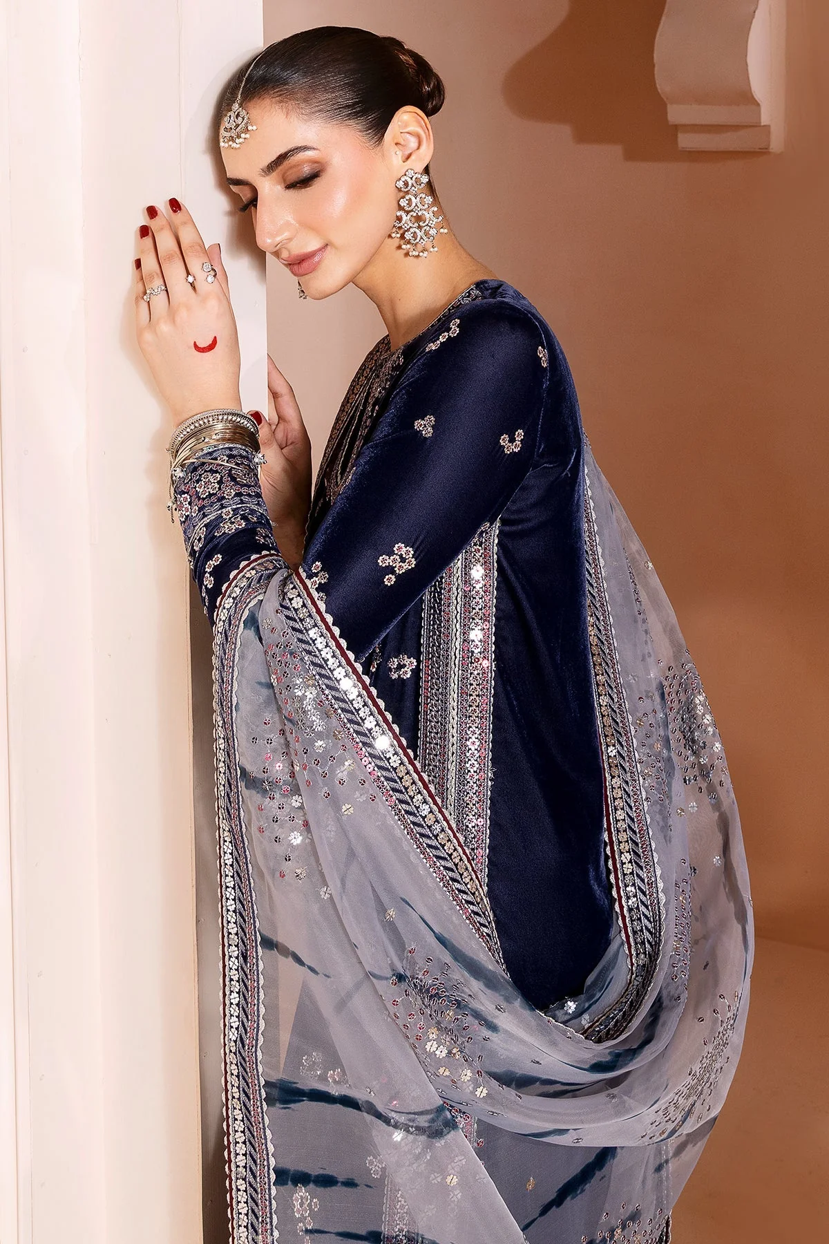 Jazmin Chandni Velvet Luxury Formals – D-03 - Image 10