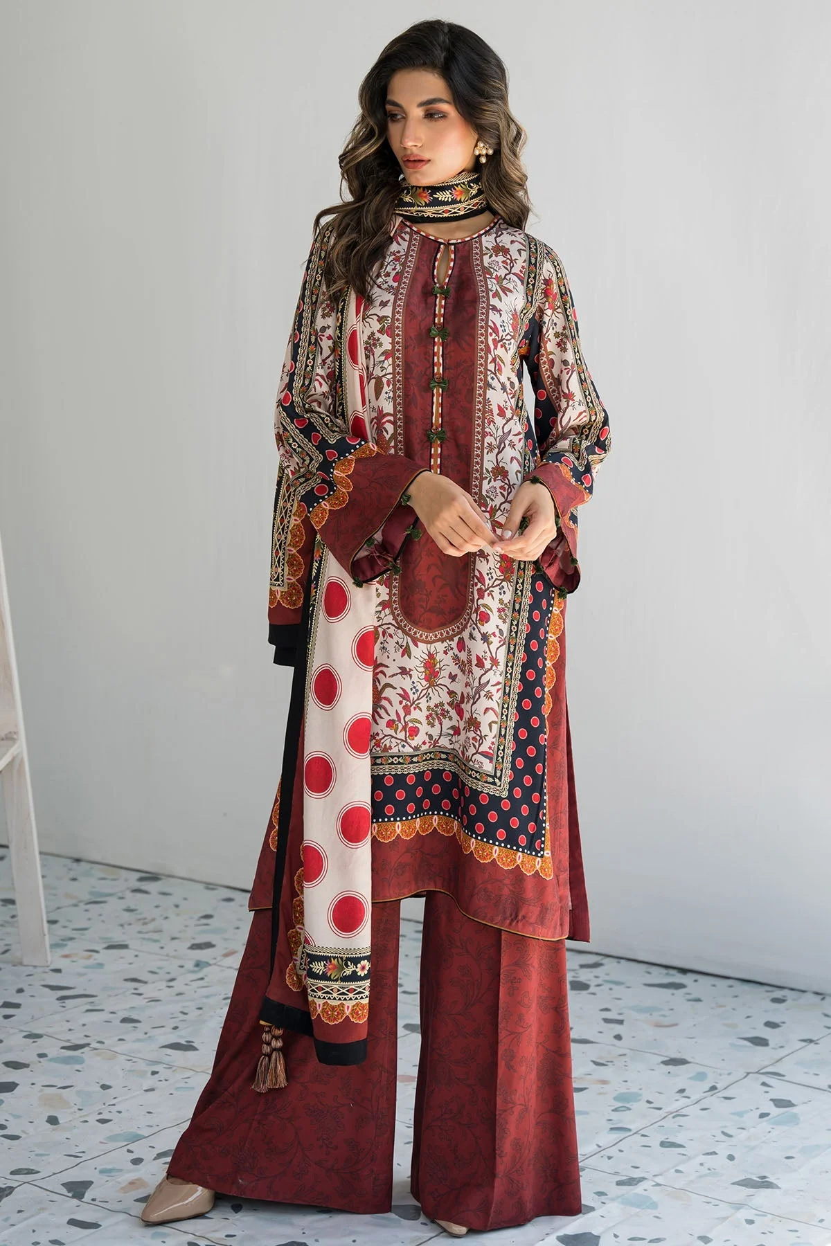 Jazmin Digital Printed Corduroy Collection – UWP-0024 - Image 4