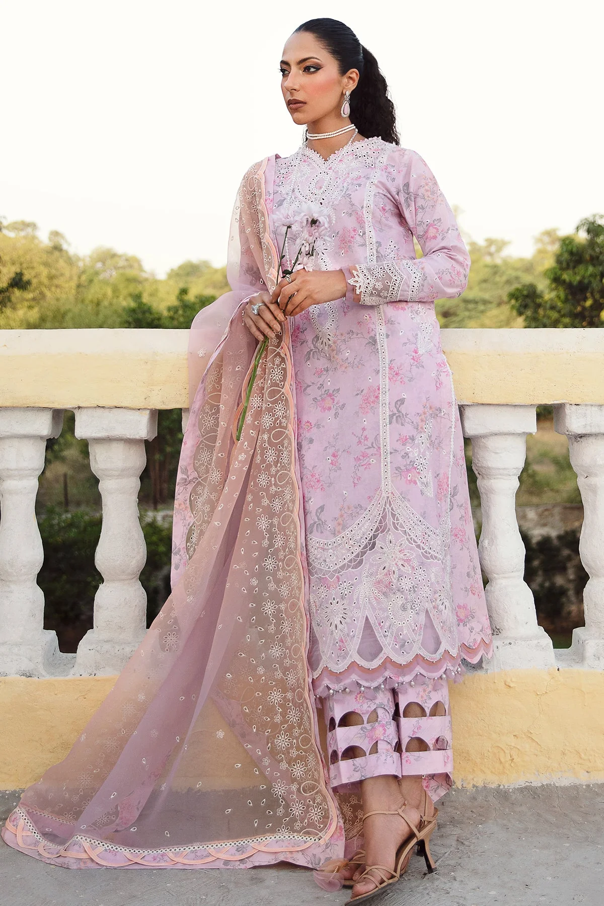 Jazmin Iris Eid Lawn Collection – Roisin - Image 3