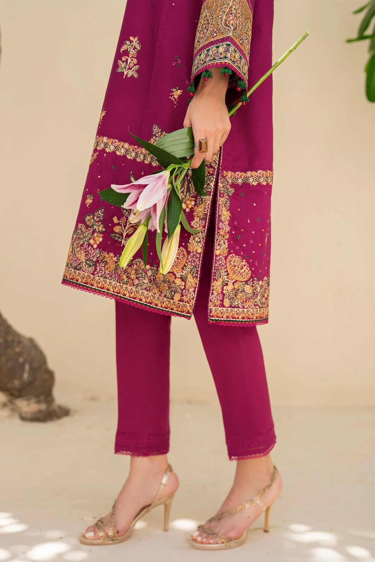 Jazmin Iris Spring/Summer Lawn – SS24-D10 - Image 3