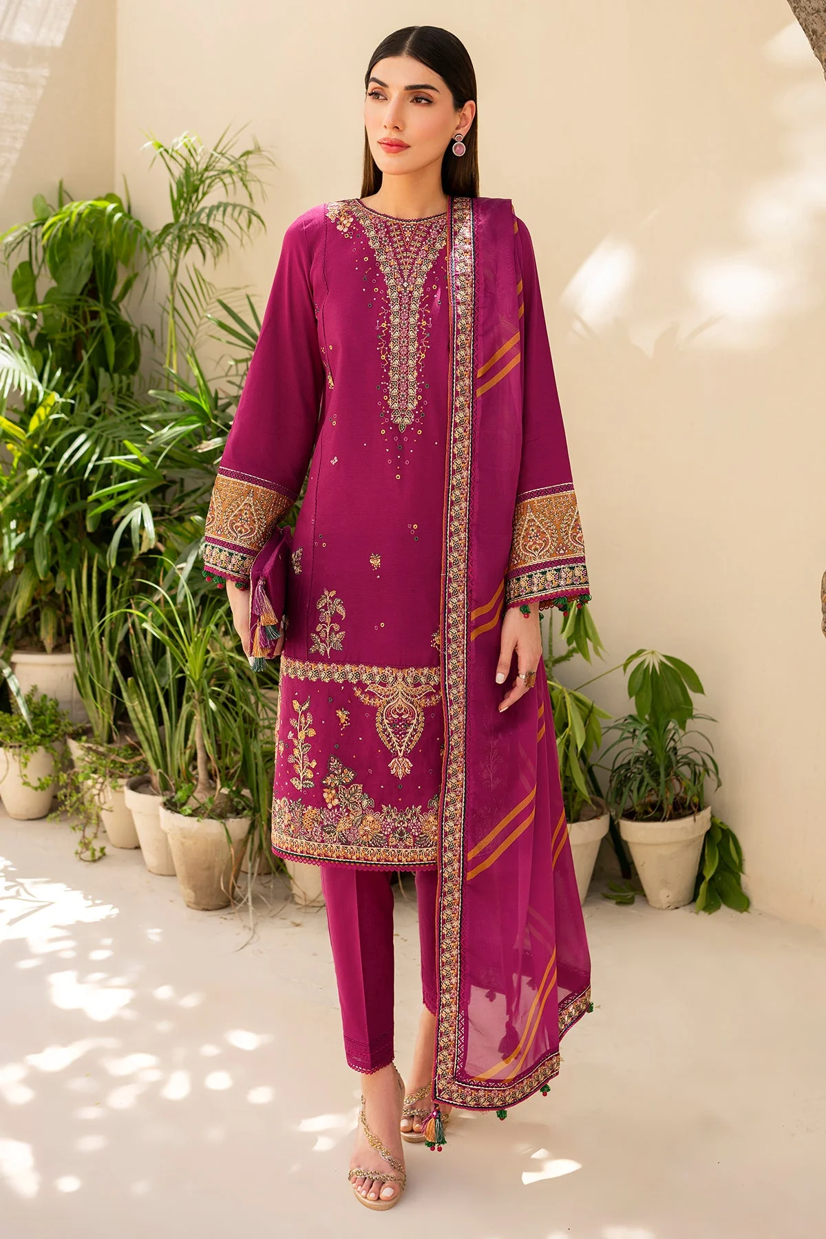 Jazmin Iris Spring/Summer Lawn – SS24-D10 - Image 4