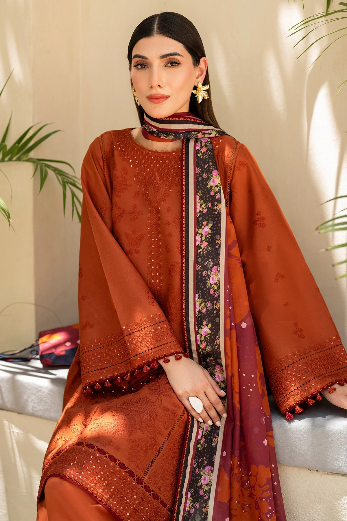 Jazmin Iris Spring/Summer Lawn – SS24-D5 - Image 6
