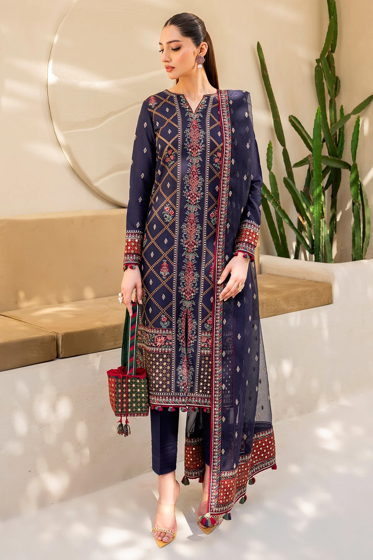 Jazmin Iris Spring/Summer Lawn – SS24-D6 - Image 2
