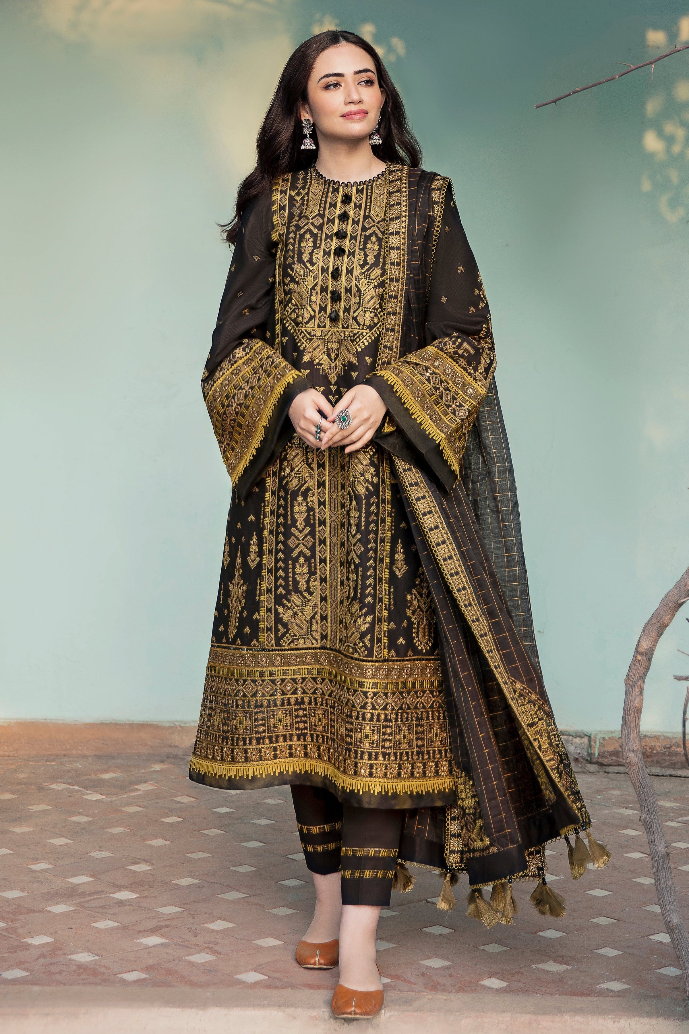 Jazmin Shahkaar Luxury Lawn Collection 2022 – Shab