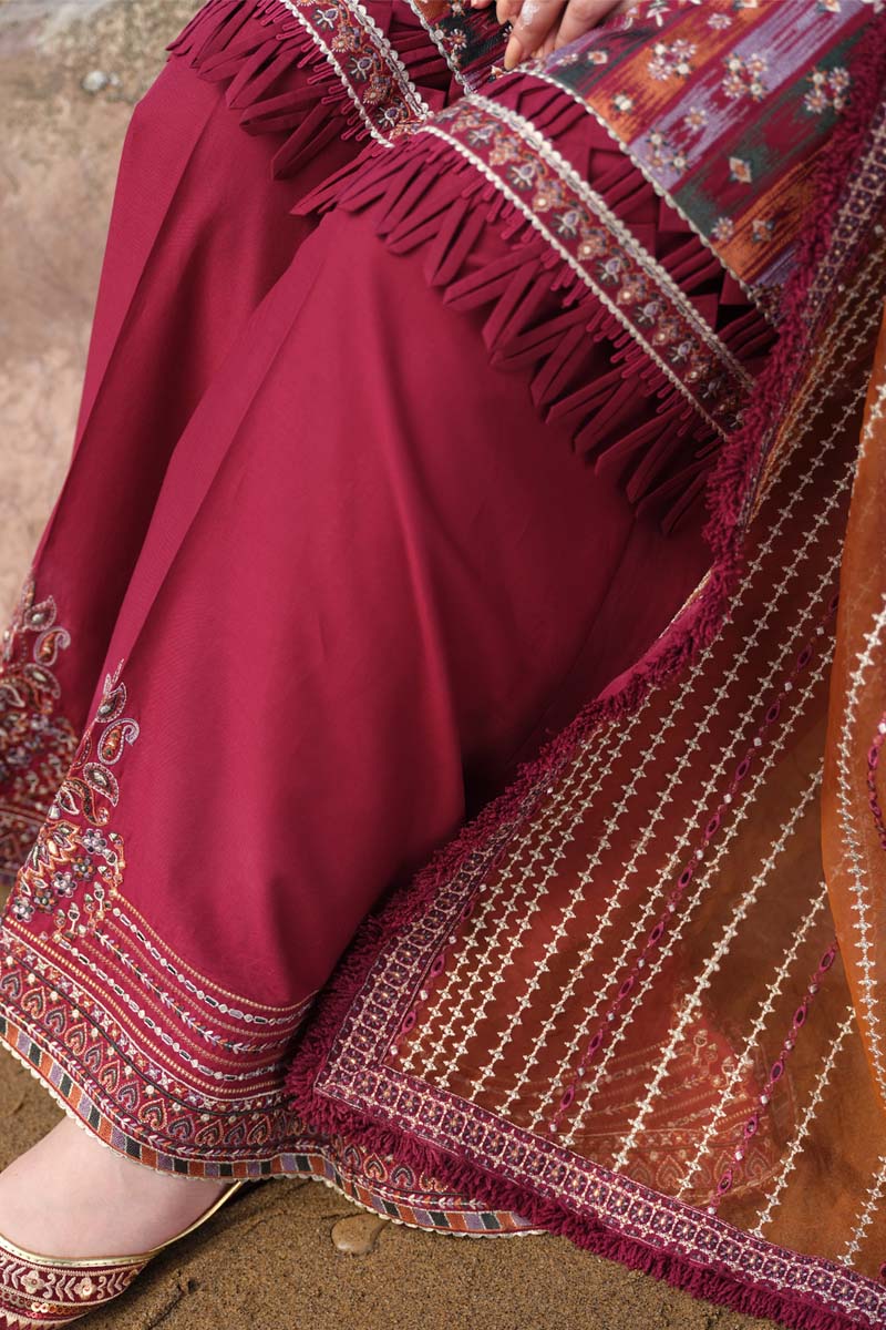 Jazmin Shahkaar Luxury Lawn Collection 2023 – Gulposh - Image 6
