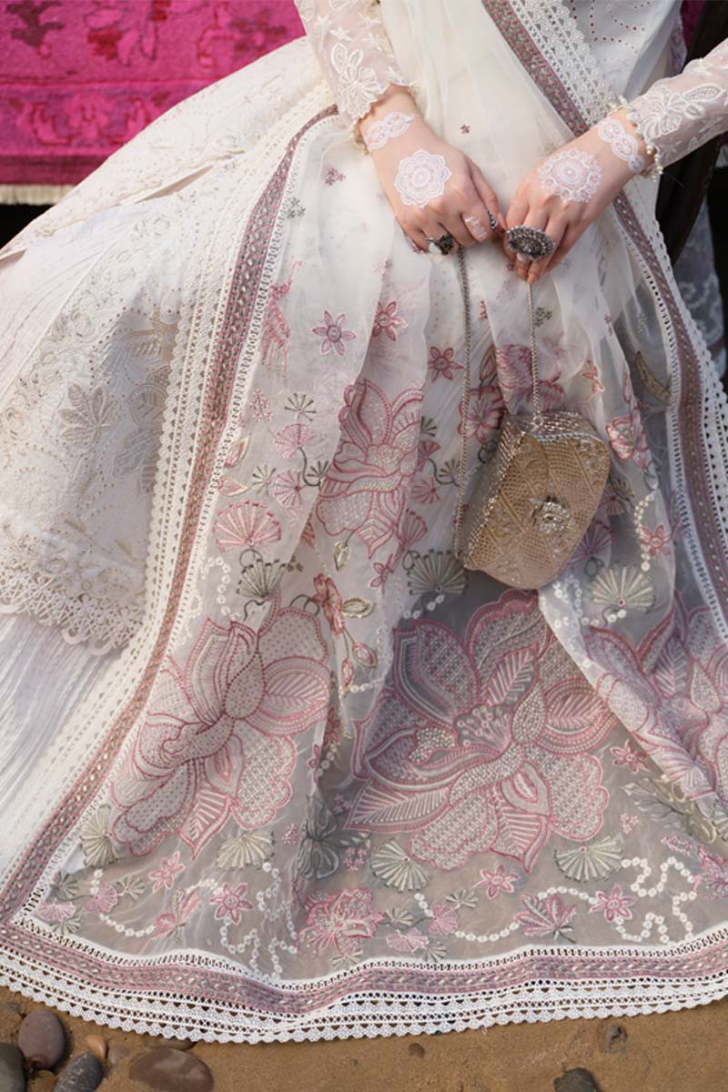 Jazmin Shahkaar Luxury Lawn Collection 2023 – Heer - Image 7