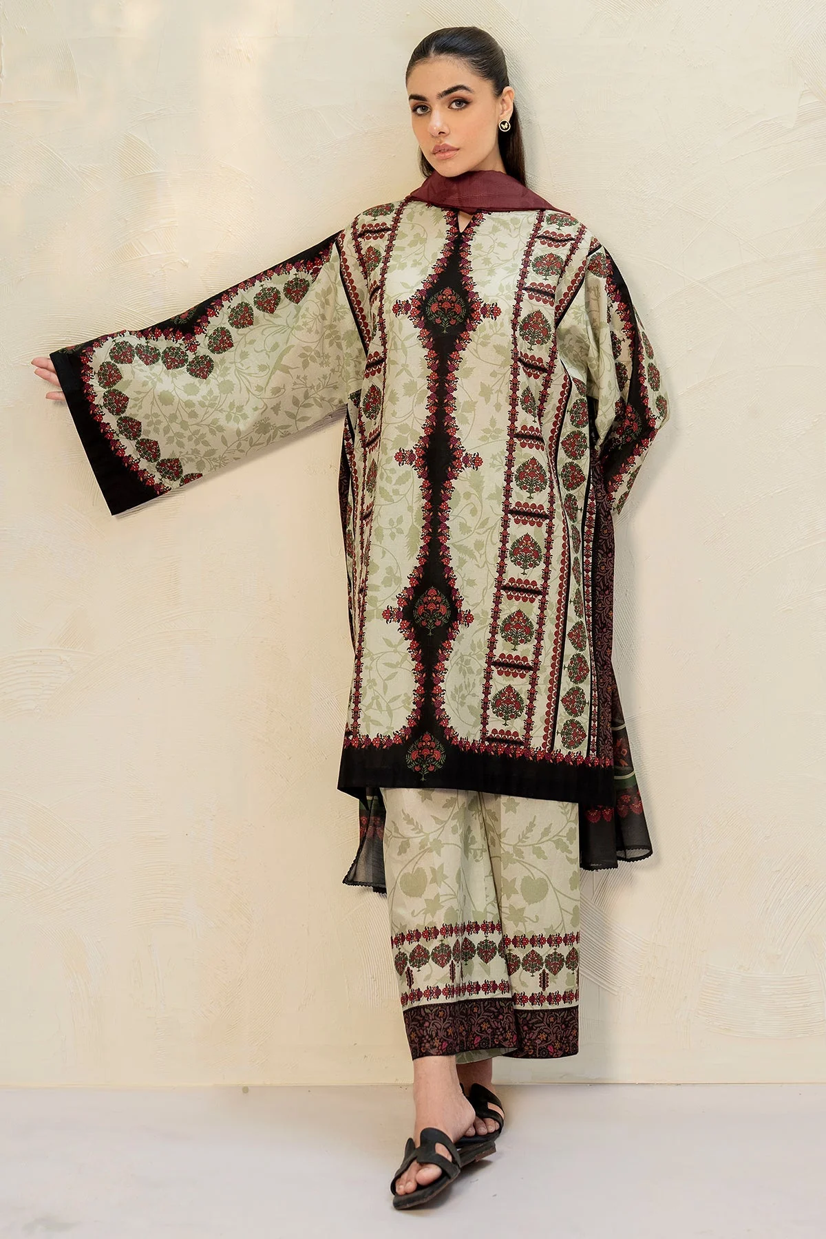 Jazmin Summer Basics – Digital Printed Lawn D-9193