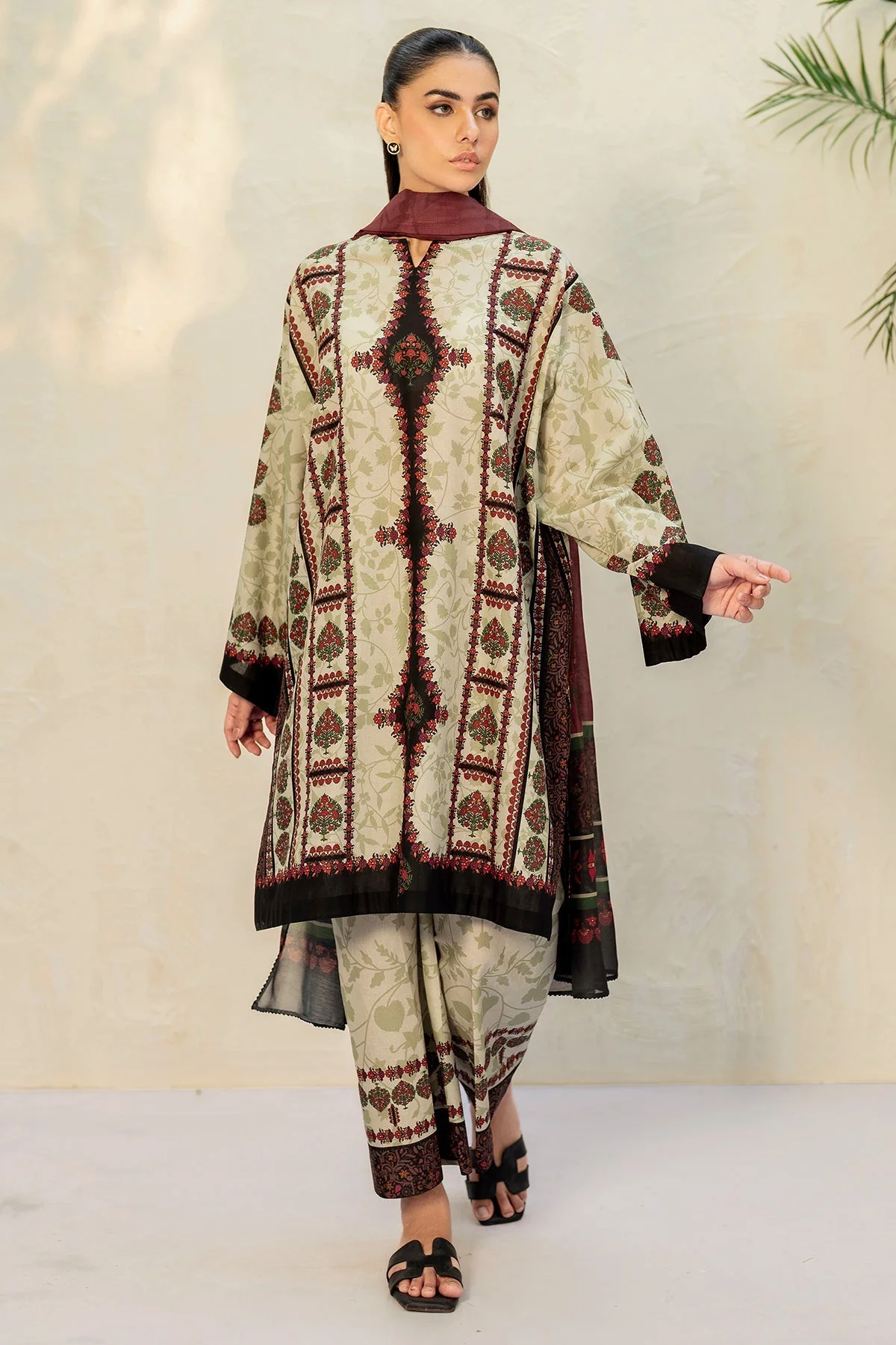 Jazmin Summer Basics – Digital Printed Lawn D-9193 - Image 7