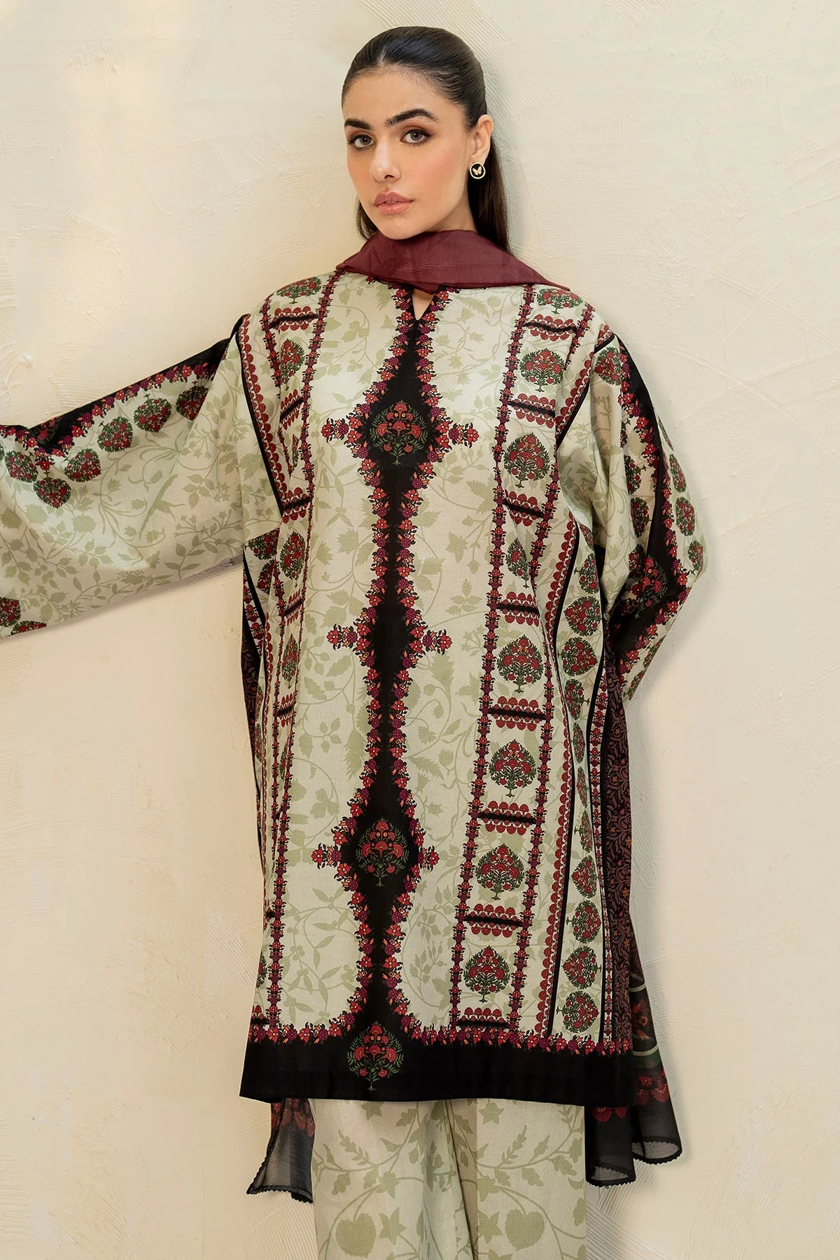 Jazmin Summer Basics – Digital Printed Lawn D-9193 - Image 8