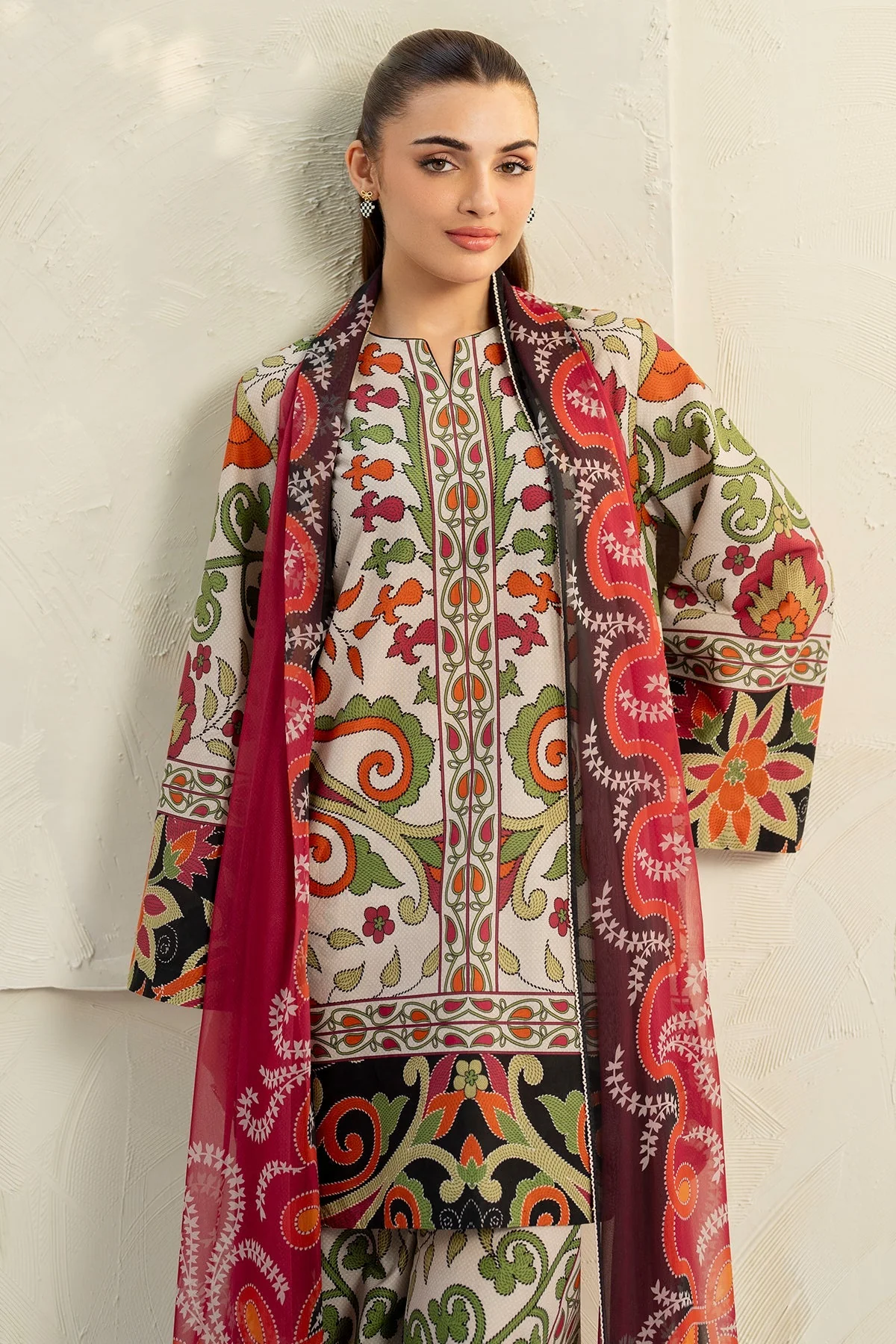Jazmin Summer Basics – Digital Printed Lawn D-9199 - Image 4