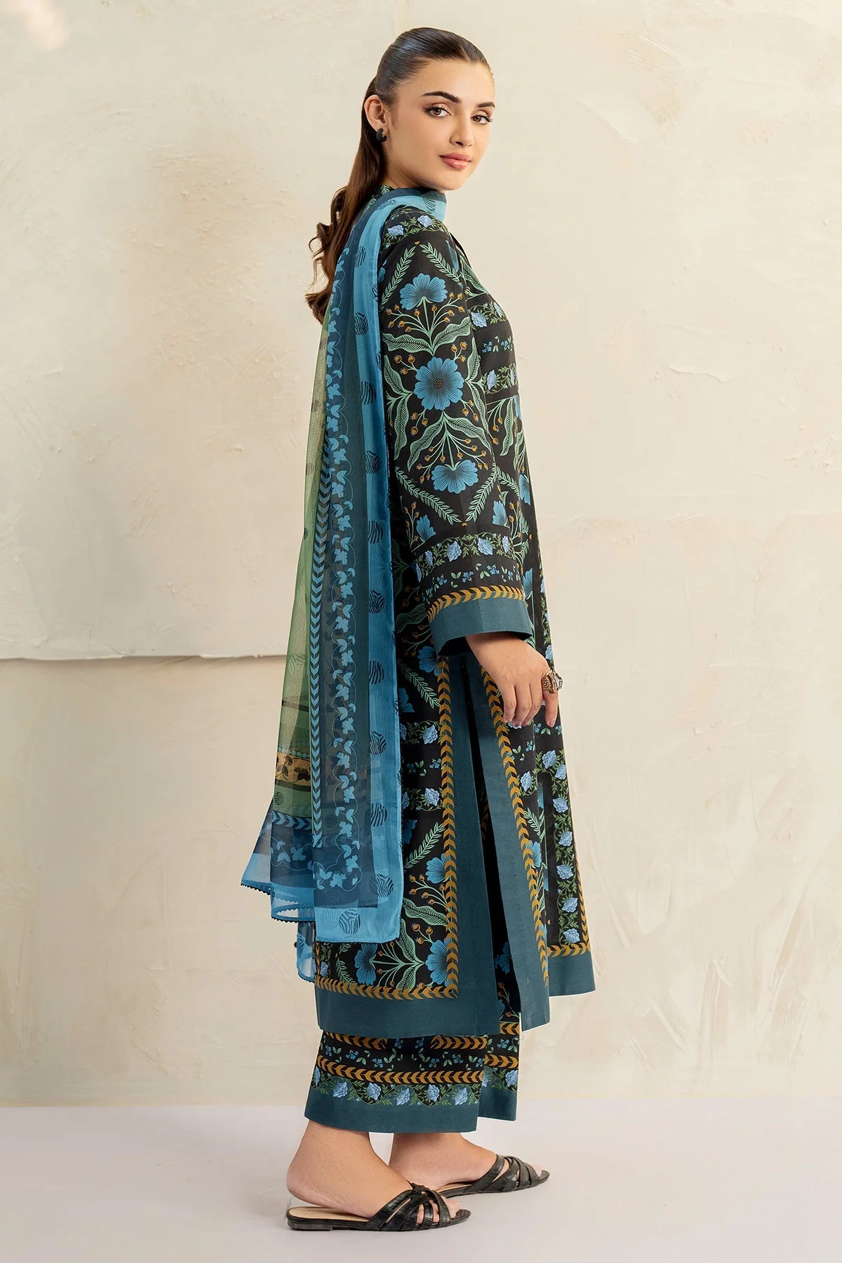 Jazmin Summer Basics – Digital Printed Lawn D-9201 - Image 6
