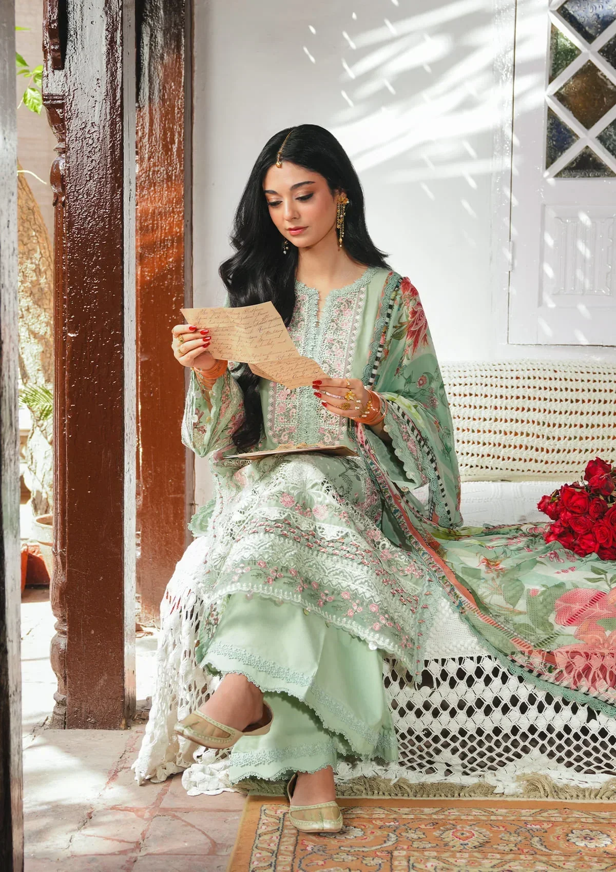 Kahf Ek Fasana Luxury Lawn – KLB-4B SITARA - Image 6
