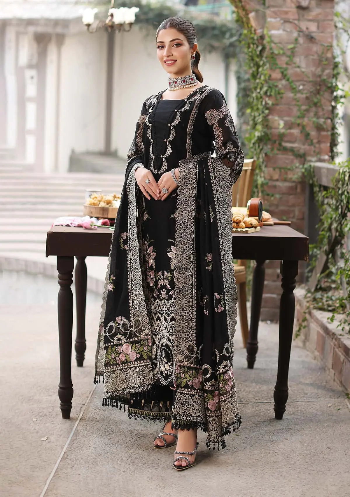 Kahf Festive Premium Lawn Collection 2024 – KFL-06 NOOR - Image 3