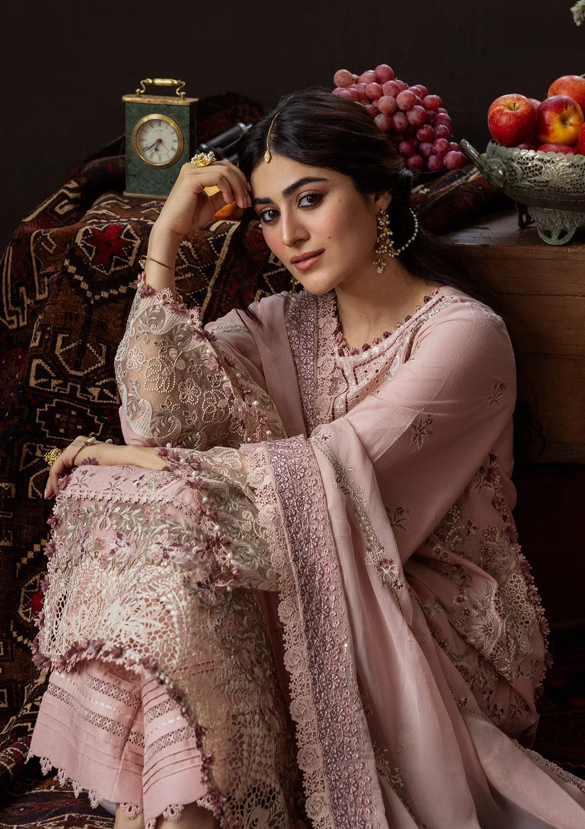Kahf Karandi with Embroidered Chiffon – KKH-08 ROSABELLE - Image 4