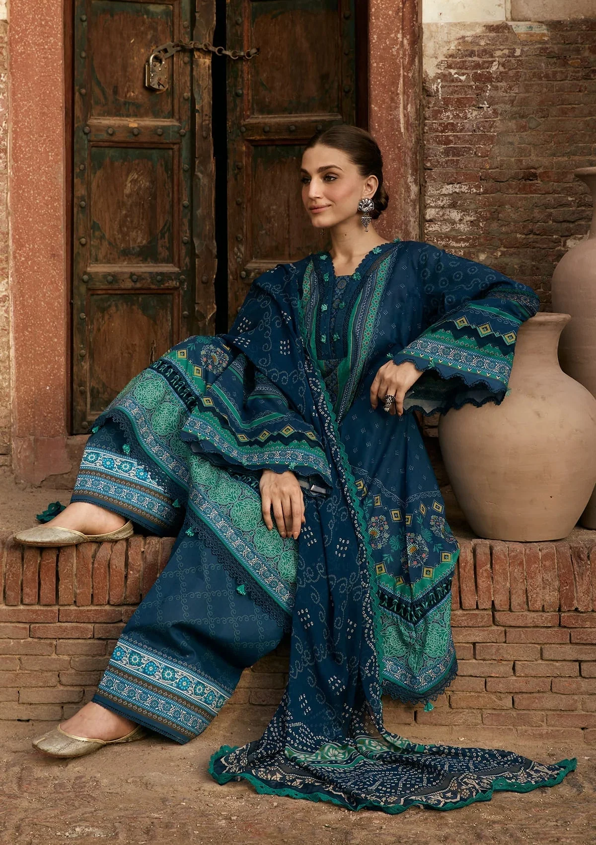 Kahf Prints Lawn – KPS-1B SUMBUL - Image 6