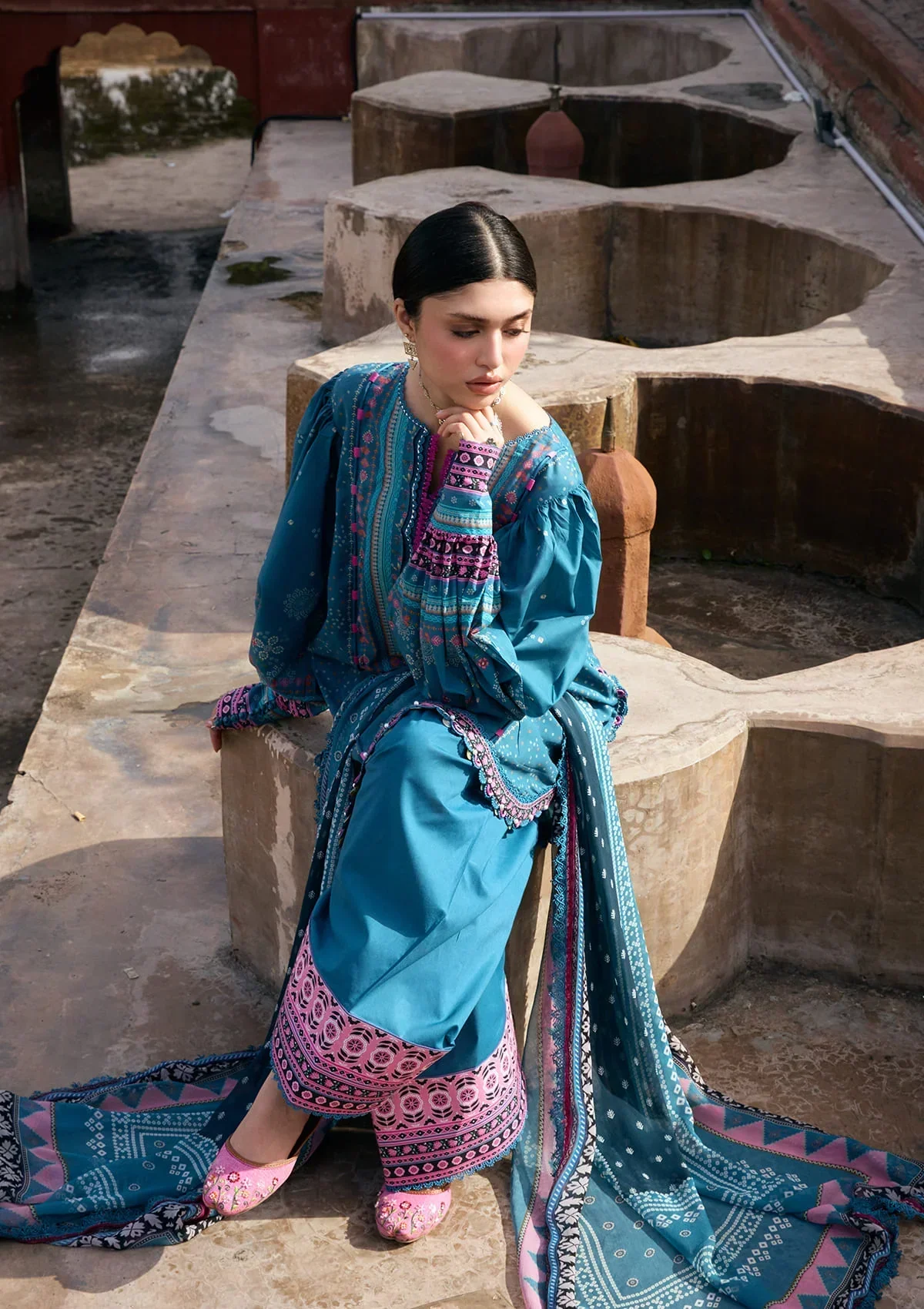 Kahf Prints Lawn – KPS-4A FALAK ARA - Image 5