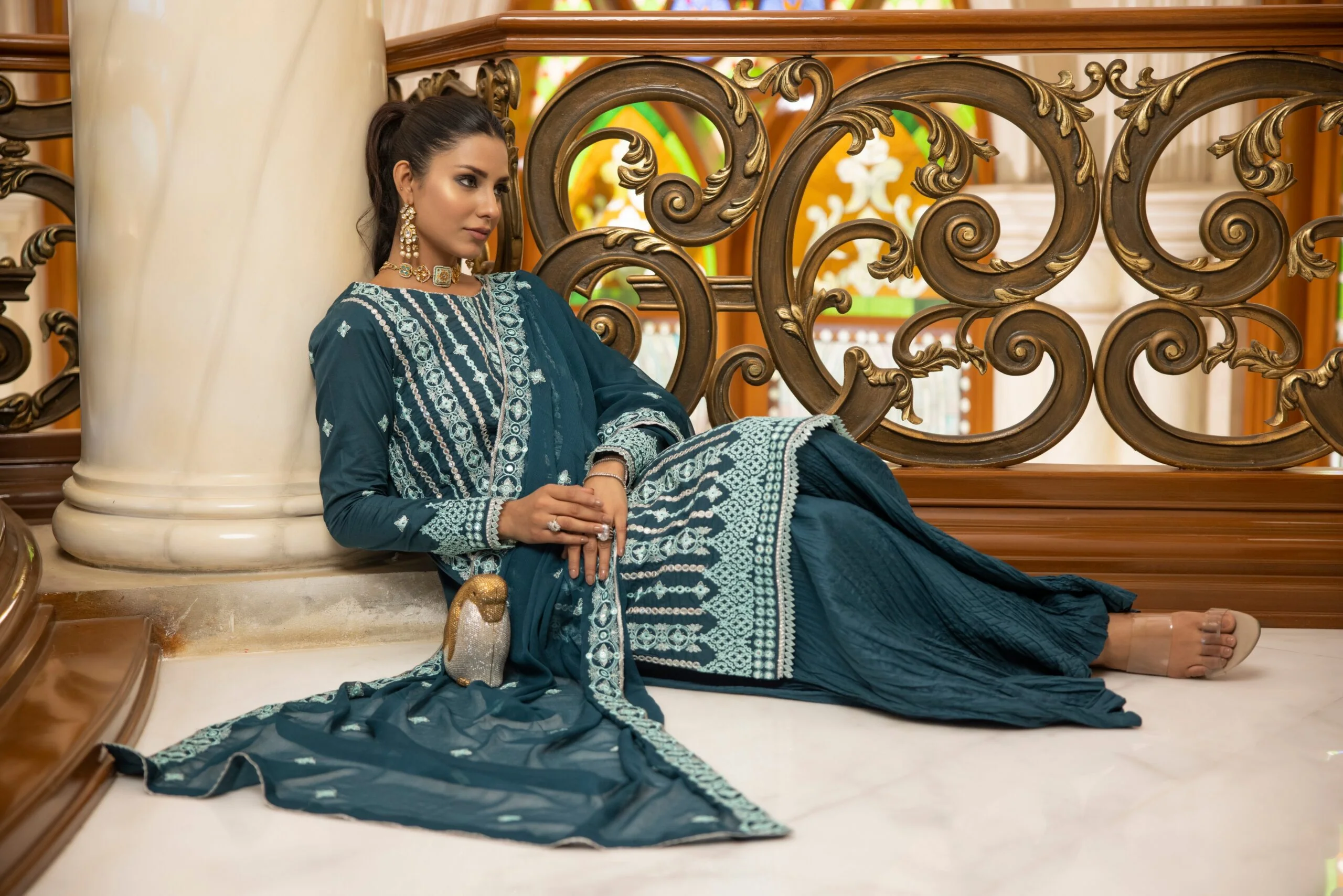 Kalyan Seesh Embroidered Collection – KSE-7 - Image 3