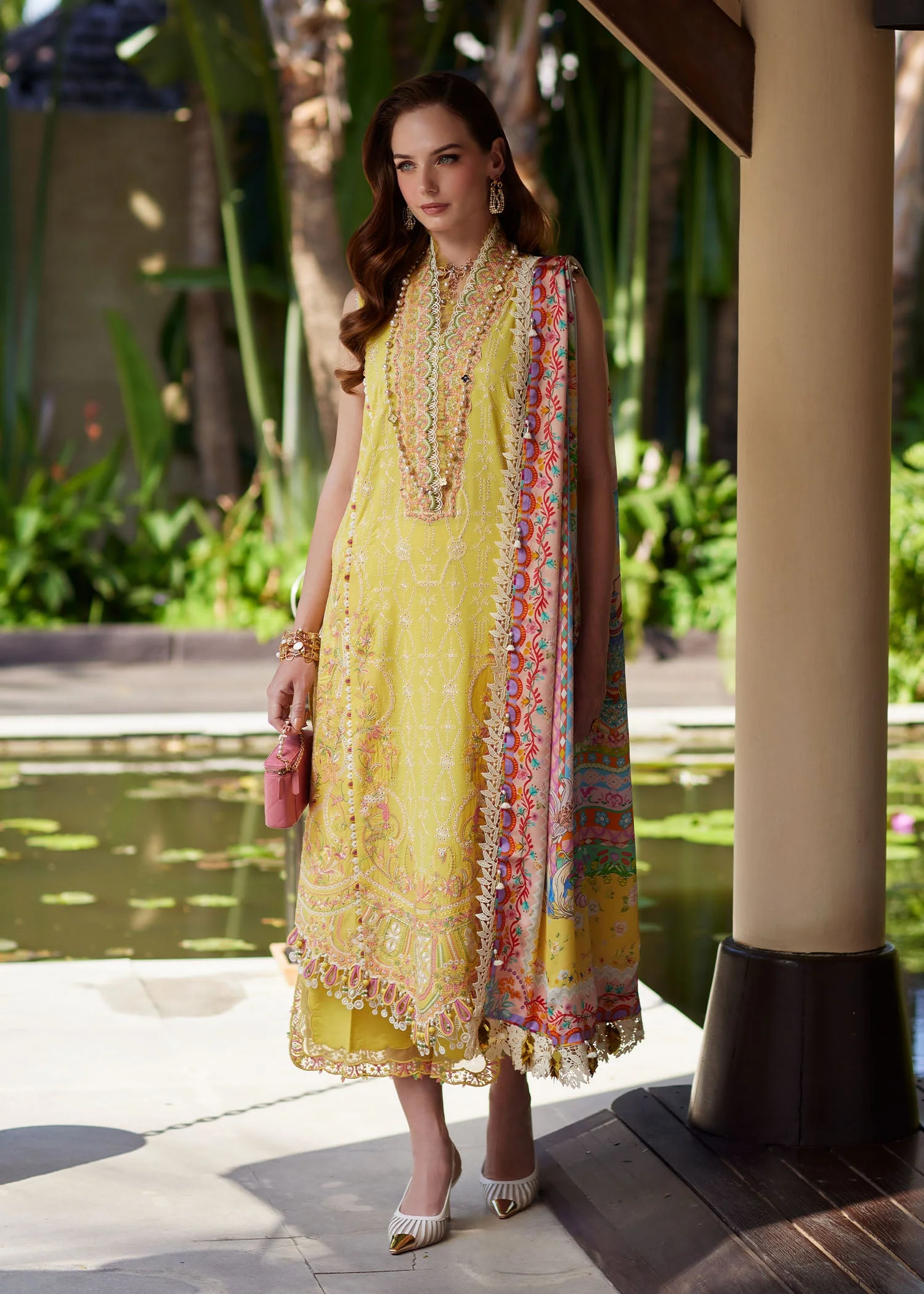 Kanwal Malik Ariya Luxury Lawn – Bianca - Image 3
