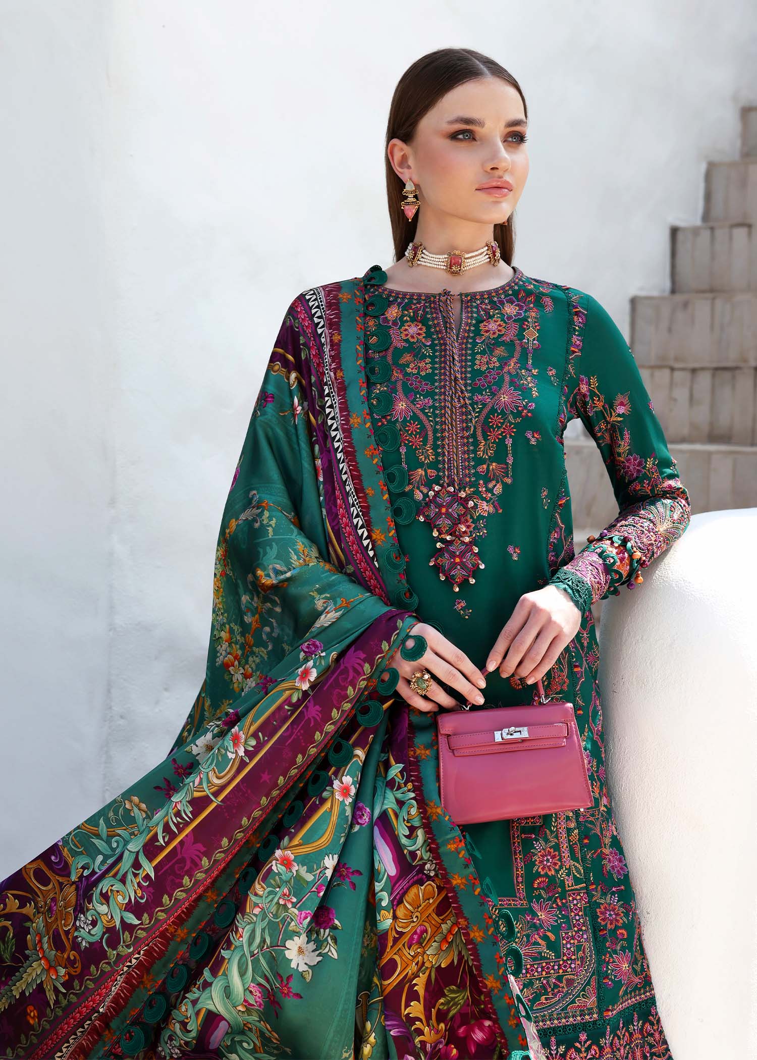 Kanwal Malik Elysia Luxury Lawn – Sierra - Image 5