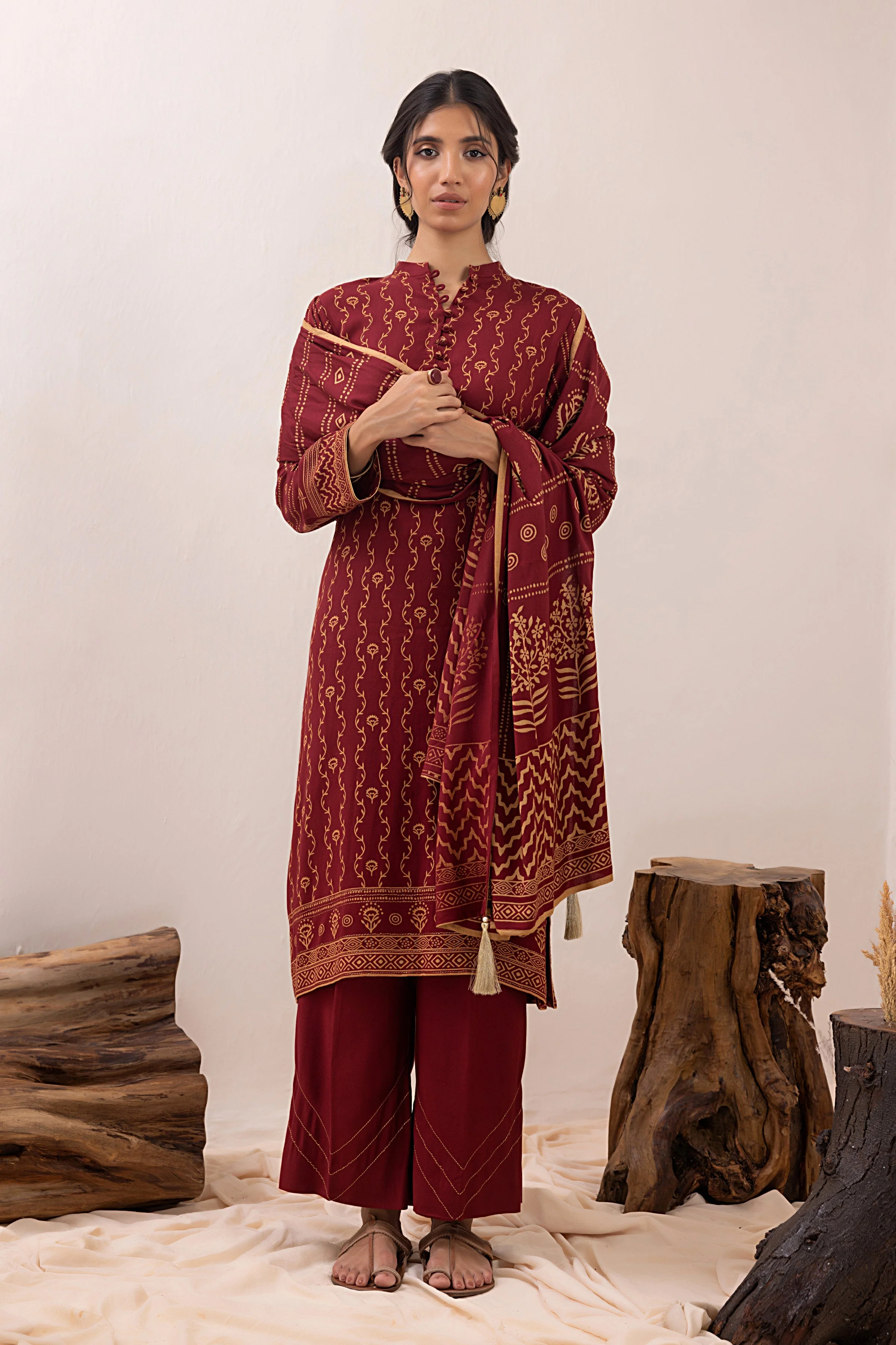 Lakhany Pashmina Prints – LG-ZH-0094-B - Image 3