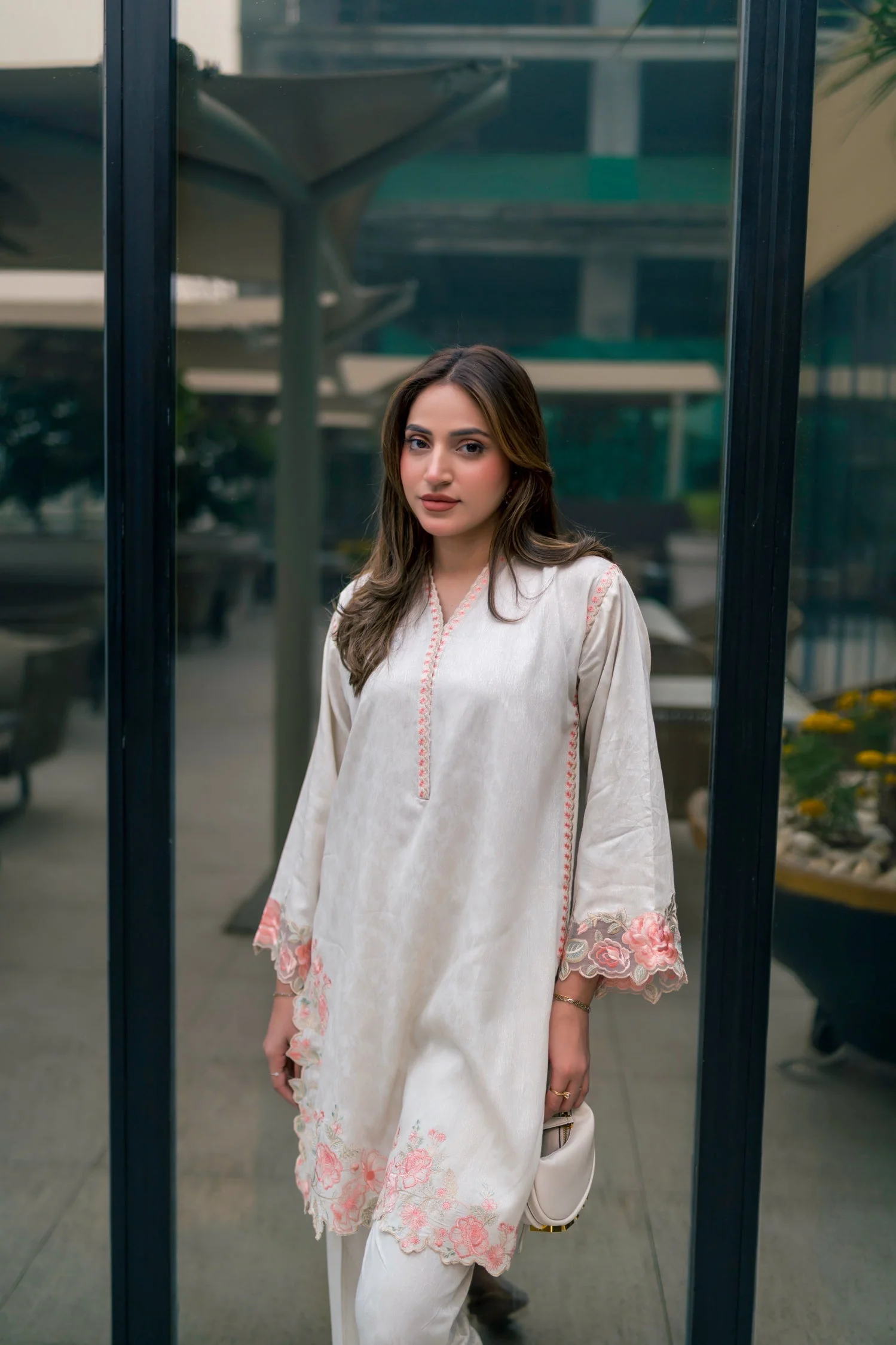 Lakhany Stitched RTW Elnara 2PC Embroidered Shirt & Trouser – LG-UB-0081 - Image 3