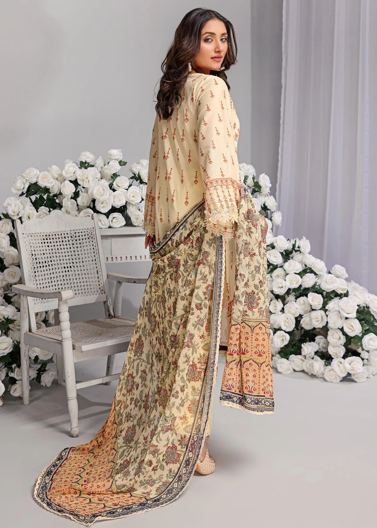 Lala Emrose Lawn Collection – Cinnamon Spice - Image 5