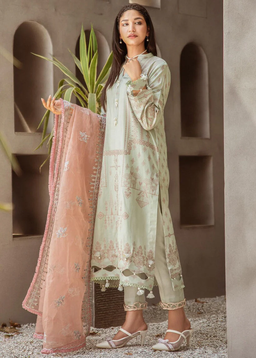 Lala Jacquari Lawn Collection 2023 – FAROLA - Image 2