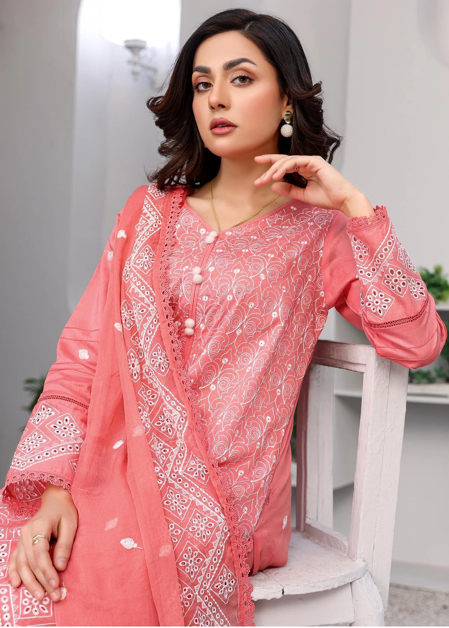 Lala Kaya Chikankari Lawn Collection – Stellar - Image 5