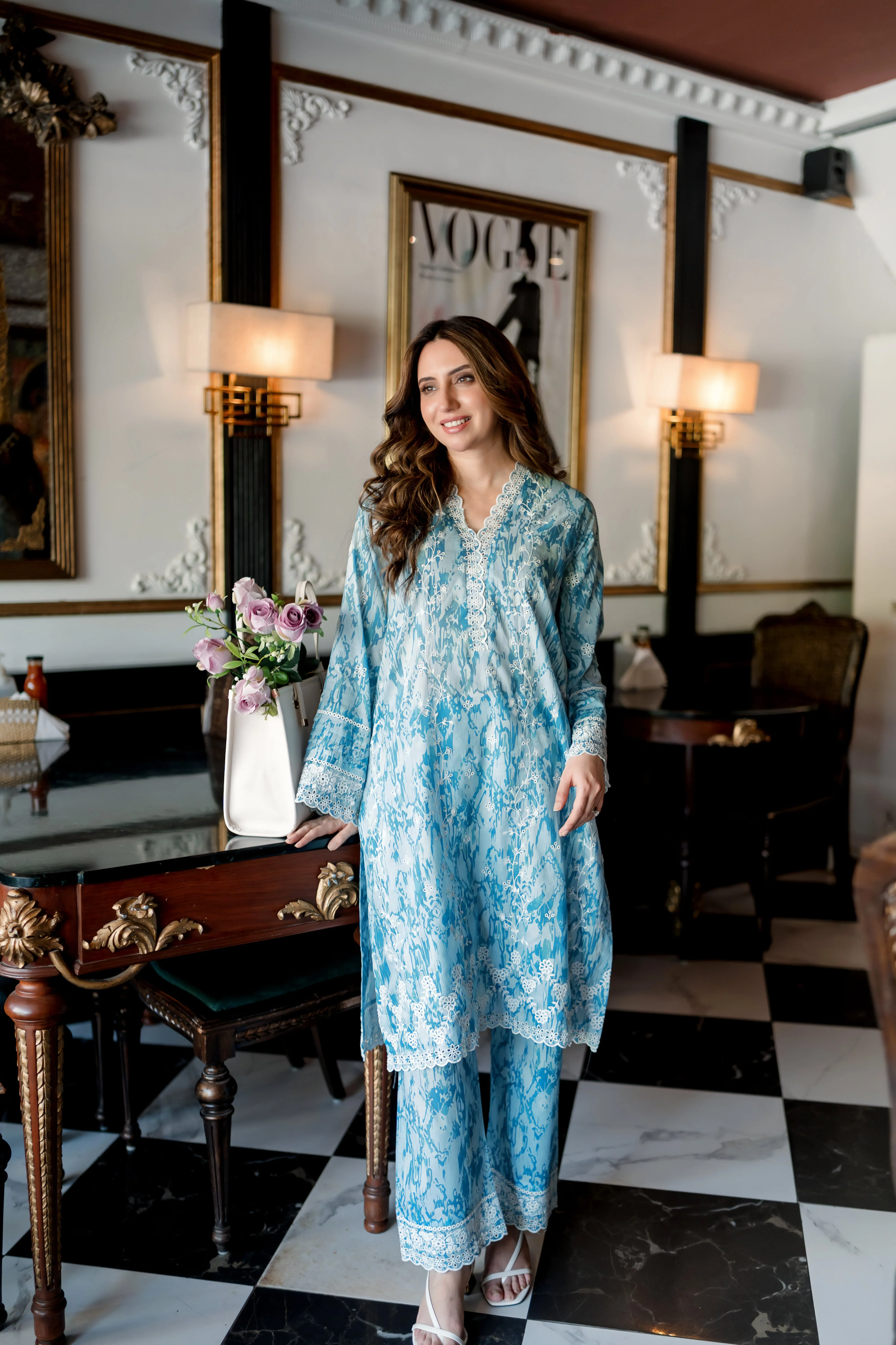 LSM Lakhnay Pret/Stitched 2Pc Embroidered Shirt & Trouser – LG-MB-0004 - Image 2