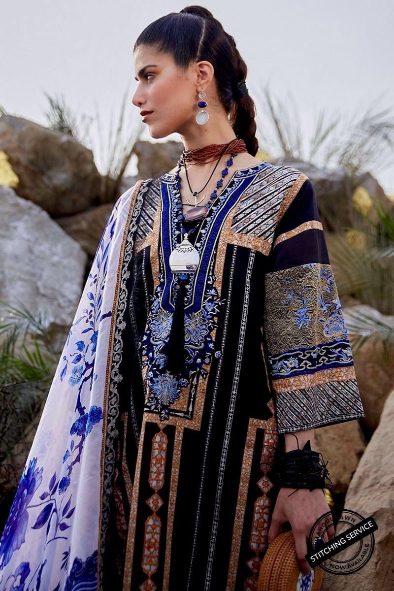 Mahgul Luxury Lawn Collection – ML-10 Porcelain - Image 4