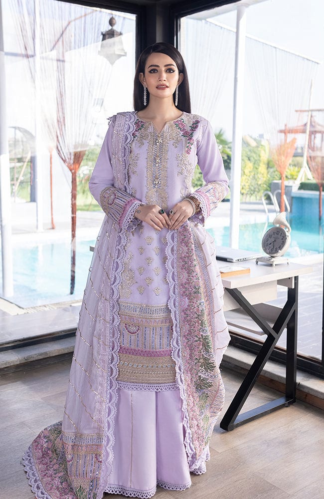 Mahiymaan Luxury Lawn Collection 2022 – MEL-22-04A - Image 3