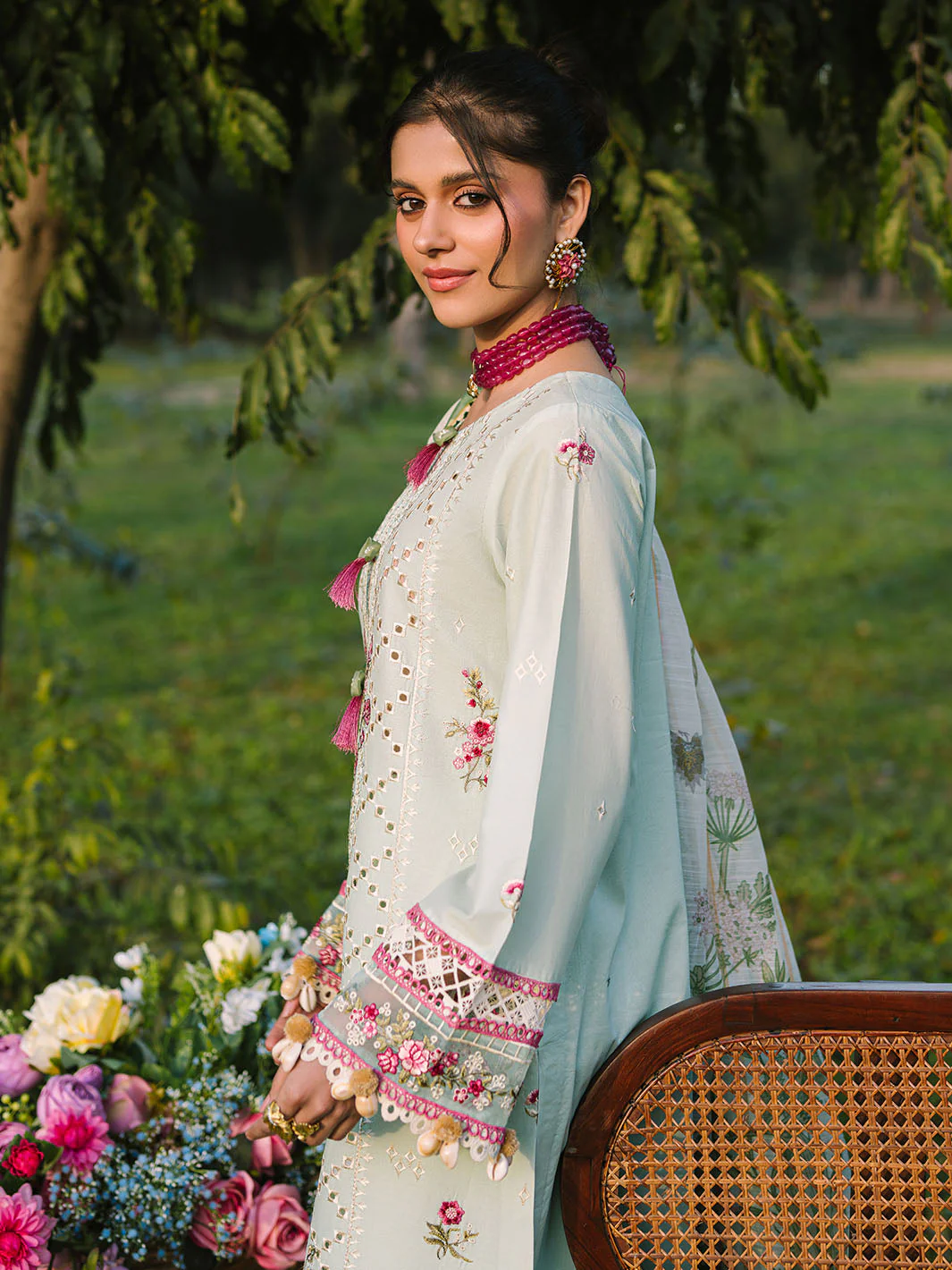 Mahnur Dahlia Luxury Lawn – Ana - Image 6