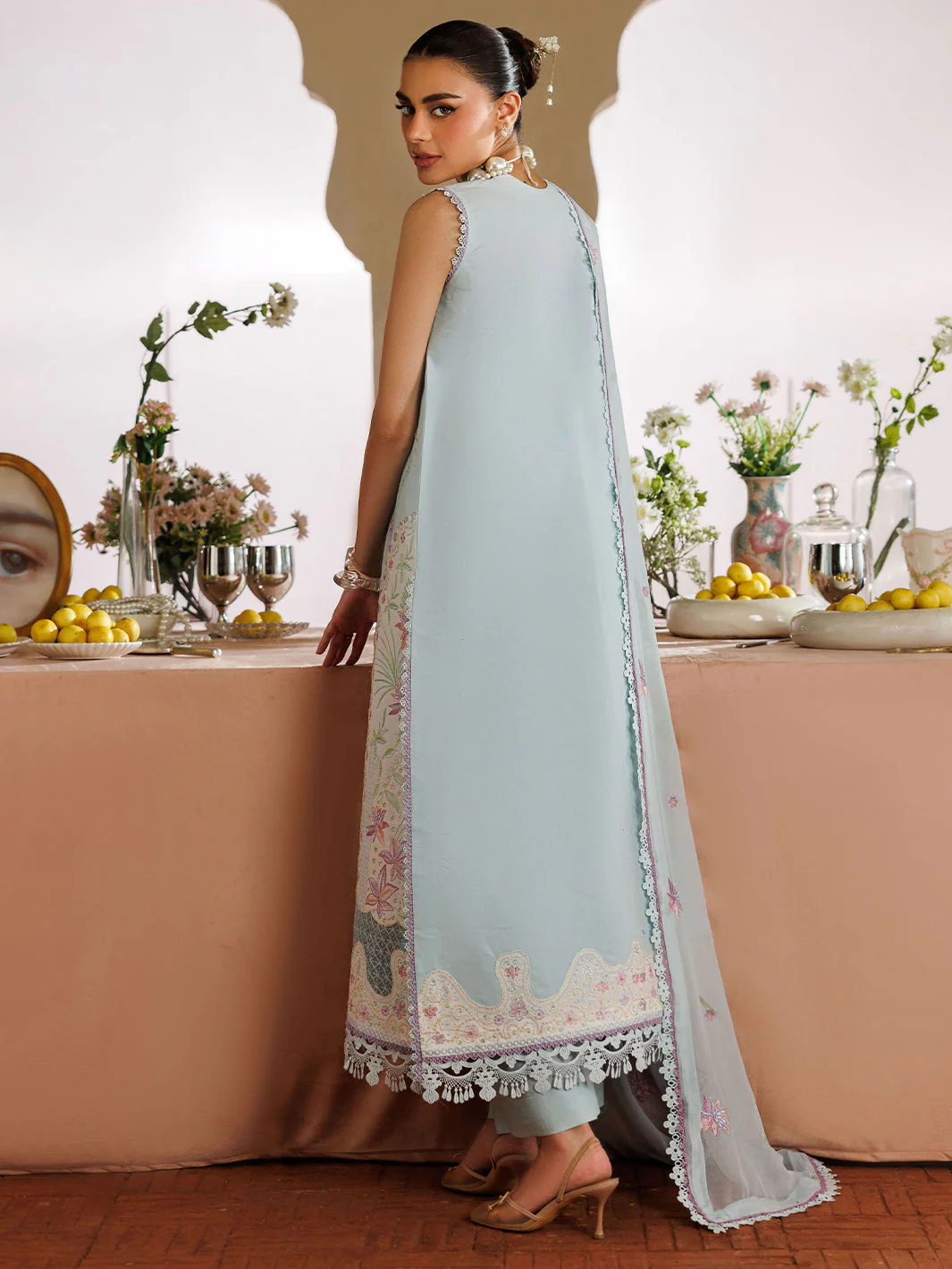 Mahnur Morbagh Luxury Lawn – M-01 - Image 3