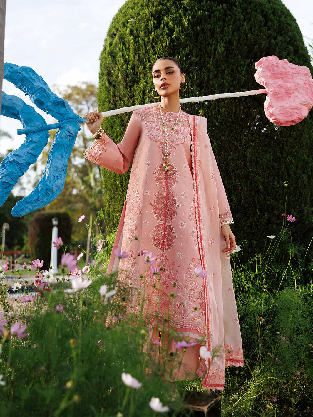 Mahnur Morbagh Luxury Lawn – M-05 - Image 5