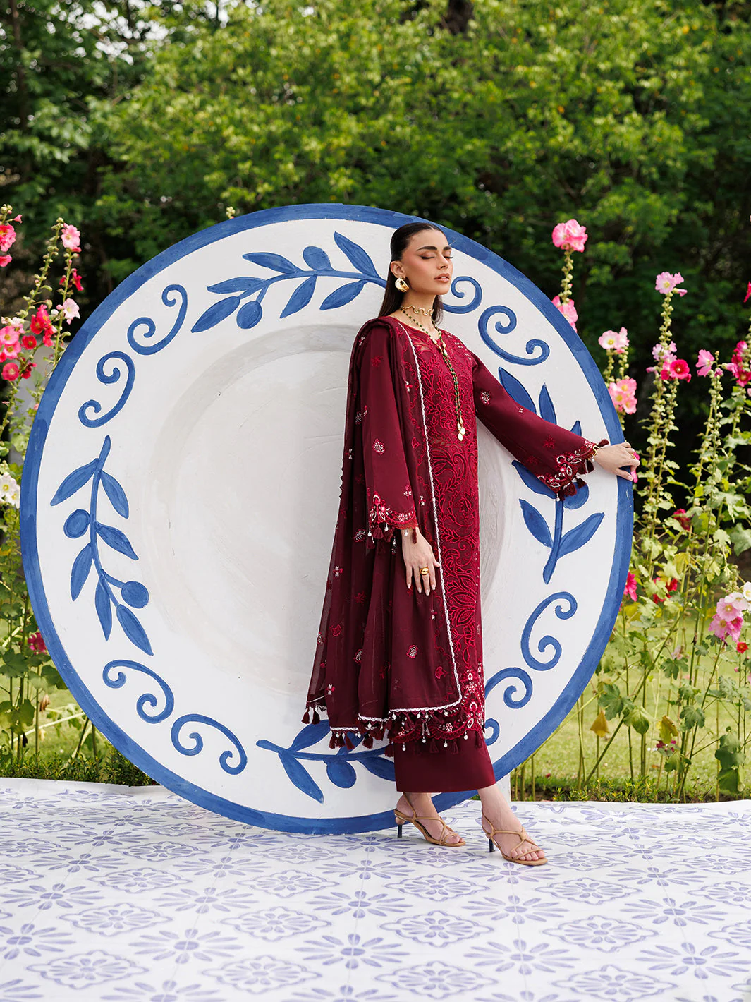 Mahnur Morbagh Luxury Lawn – M-13 - Image 8
