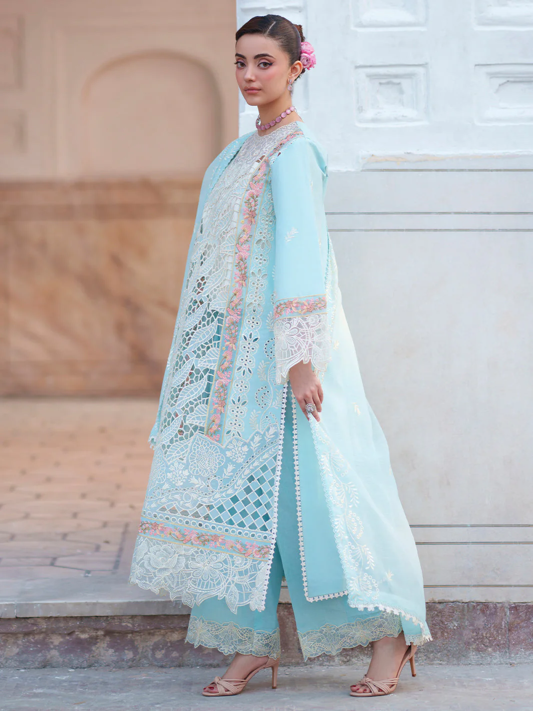 Mahnur Nilofer Luxury Lawn – NL-03 - Image 3