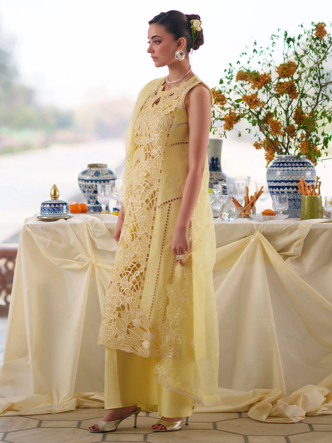 Mahnur Nilofer Luxury Lawn – NL-07 - Image 3