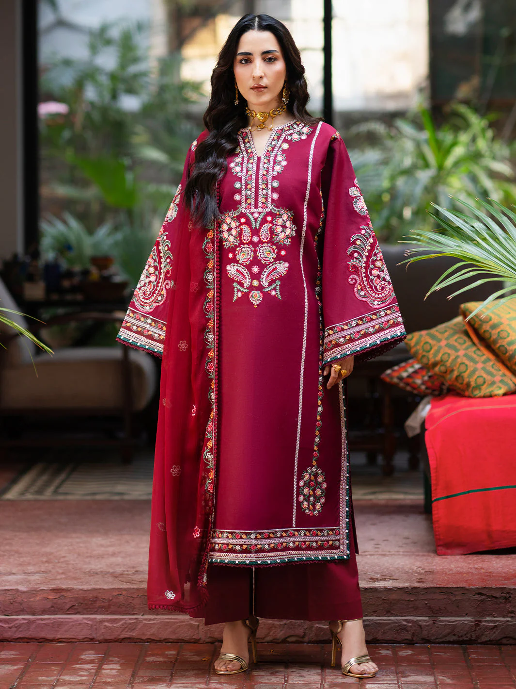 Mahnur Satrangi Lawn – ST-06 - Image 2