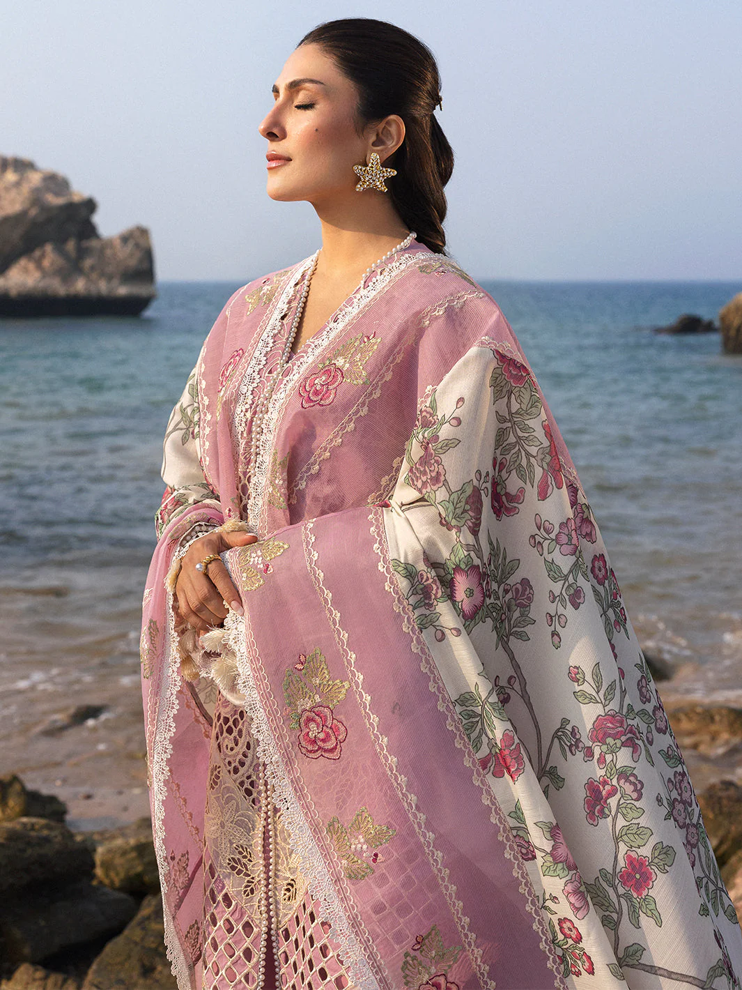 Mahnur Sirene Luxury Lawn – Aria - Image 8