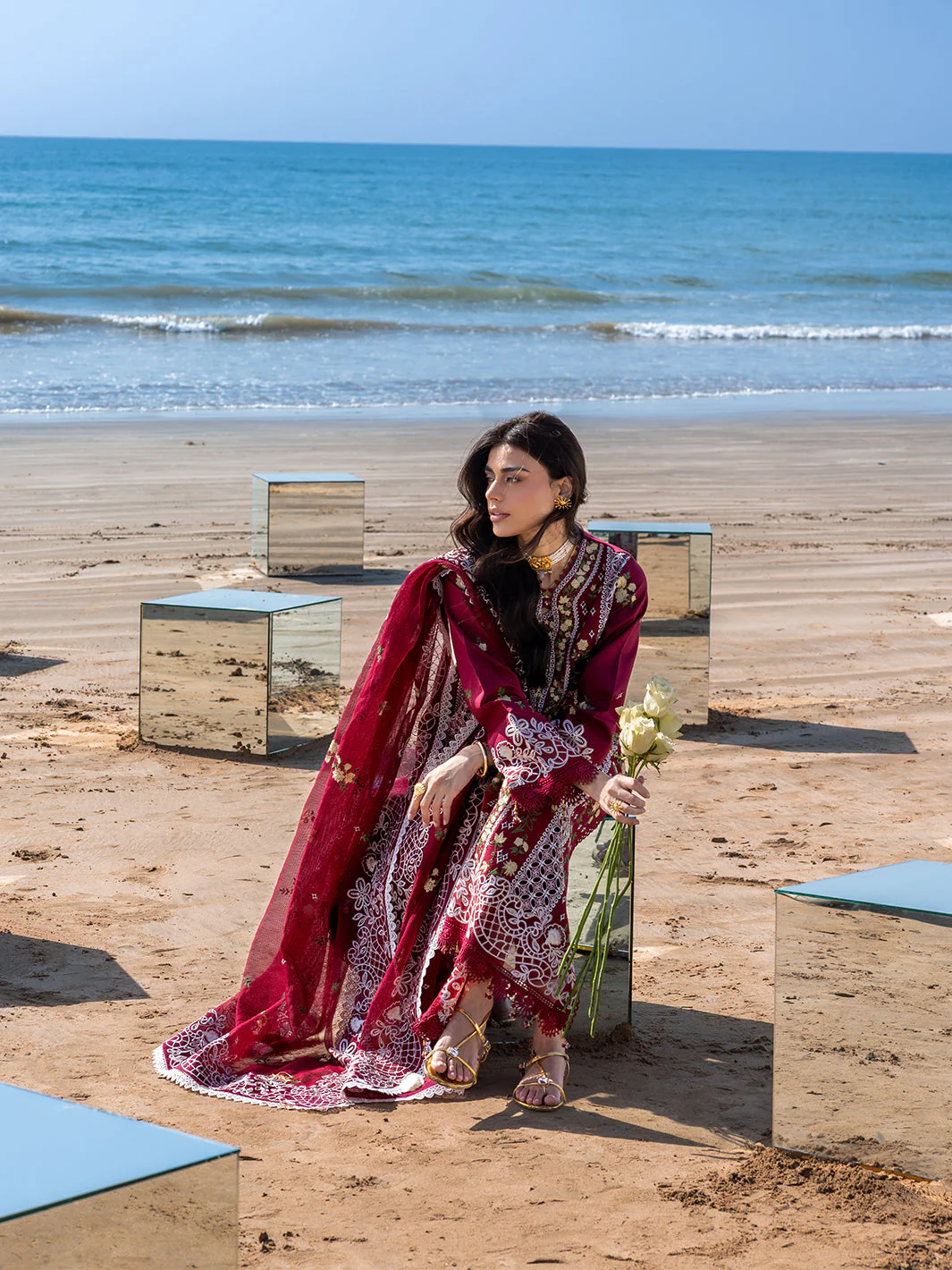 Mahnur Sirene Luxury Lawn – S-011 - Image 14