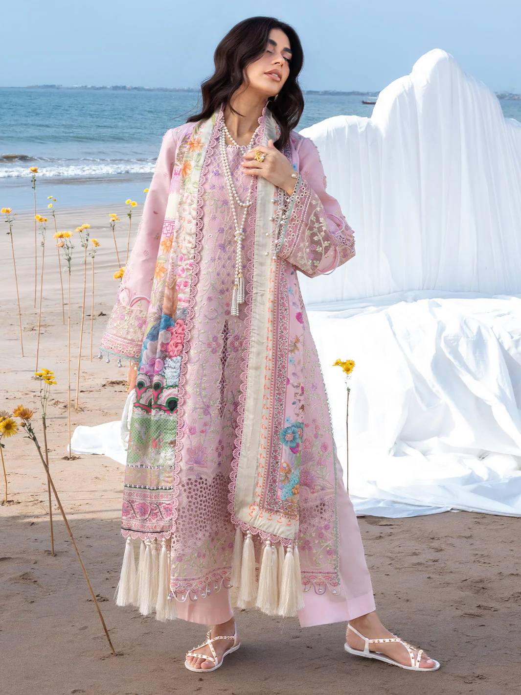 Mahnur Sirene Luxury Lawn – S-012 - Image 2
