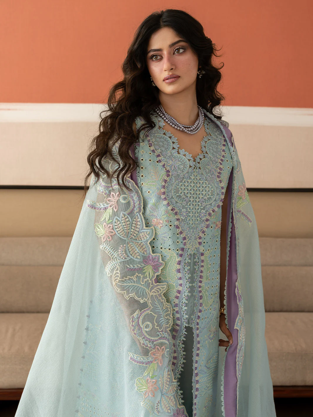 Mahnur Sirene Luxury Lawn – S-013 - Image 5