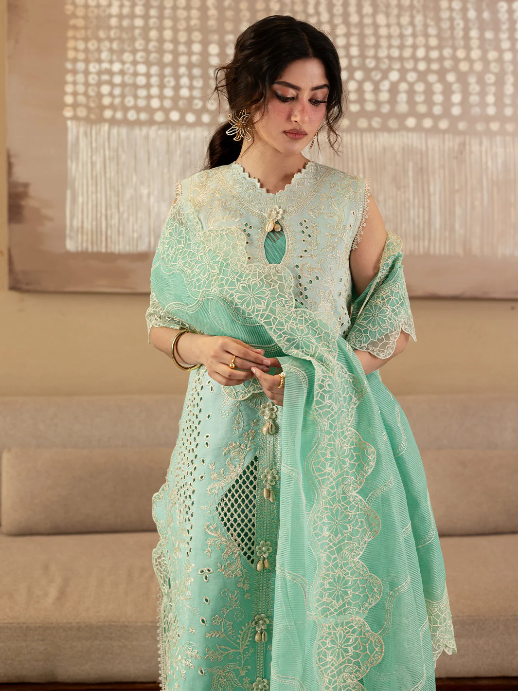 Mahnur Sirene Luxury Lawn – S-08 - Image 7
